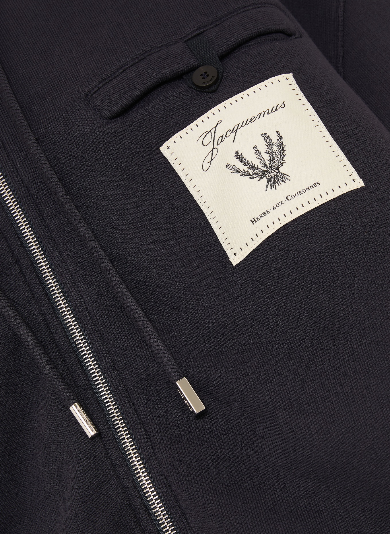 JACQUEMUS Veste sweat LE HOODIE TORNEO: BLEU FONCÉ