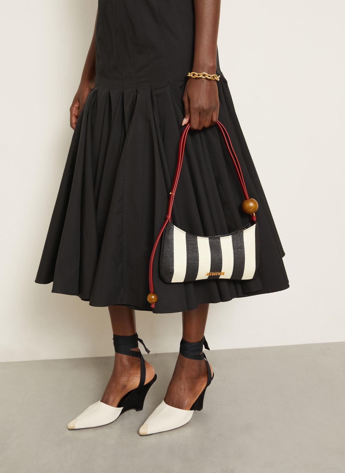 JACQUEMUS Jurk LA ROBE AGAVE: ZWART