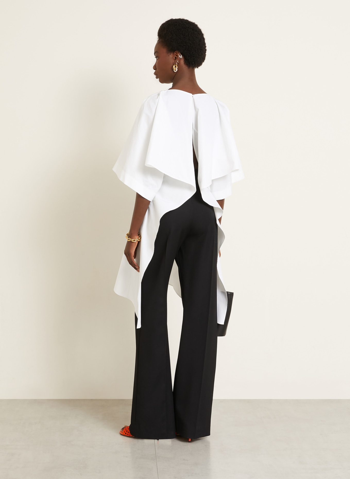 JACQUEMUS Jurk LA TUNIQUE MOISSON met 3/4-mouwen: WIT