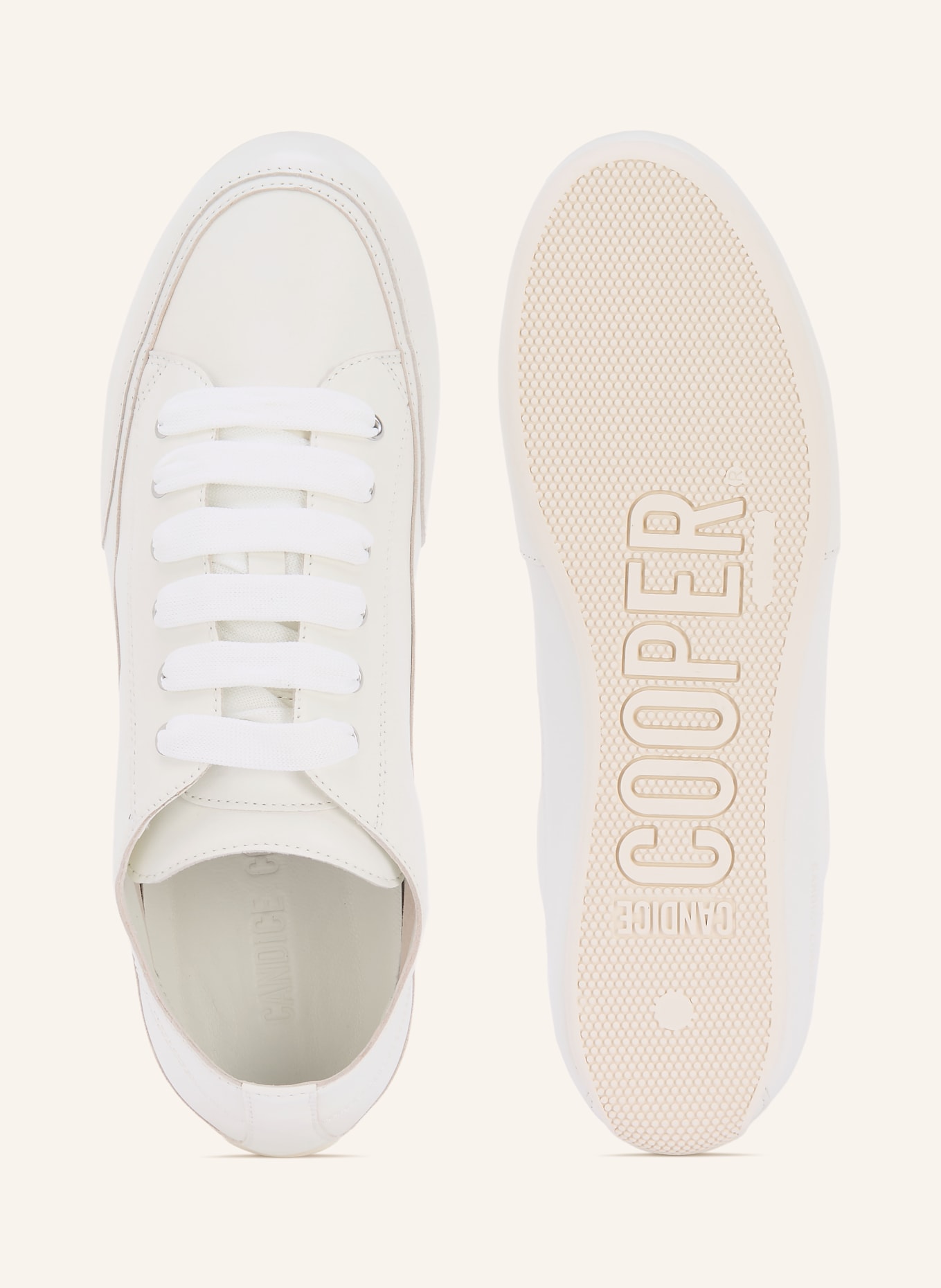 Candice Cooper TWIST sneaker: WHITE