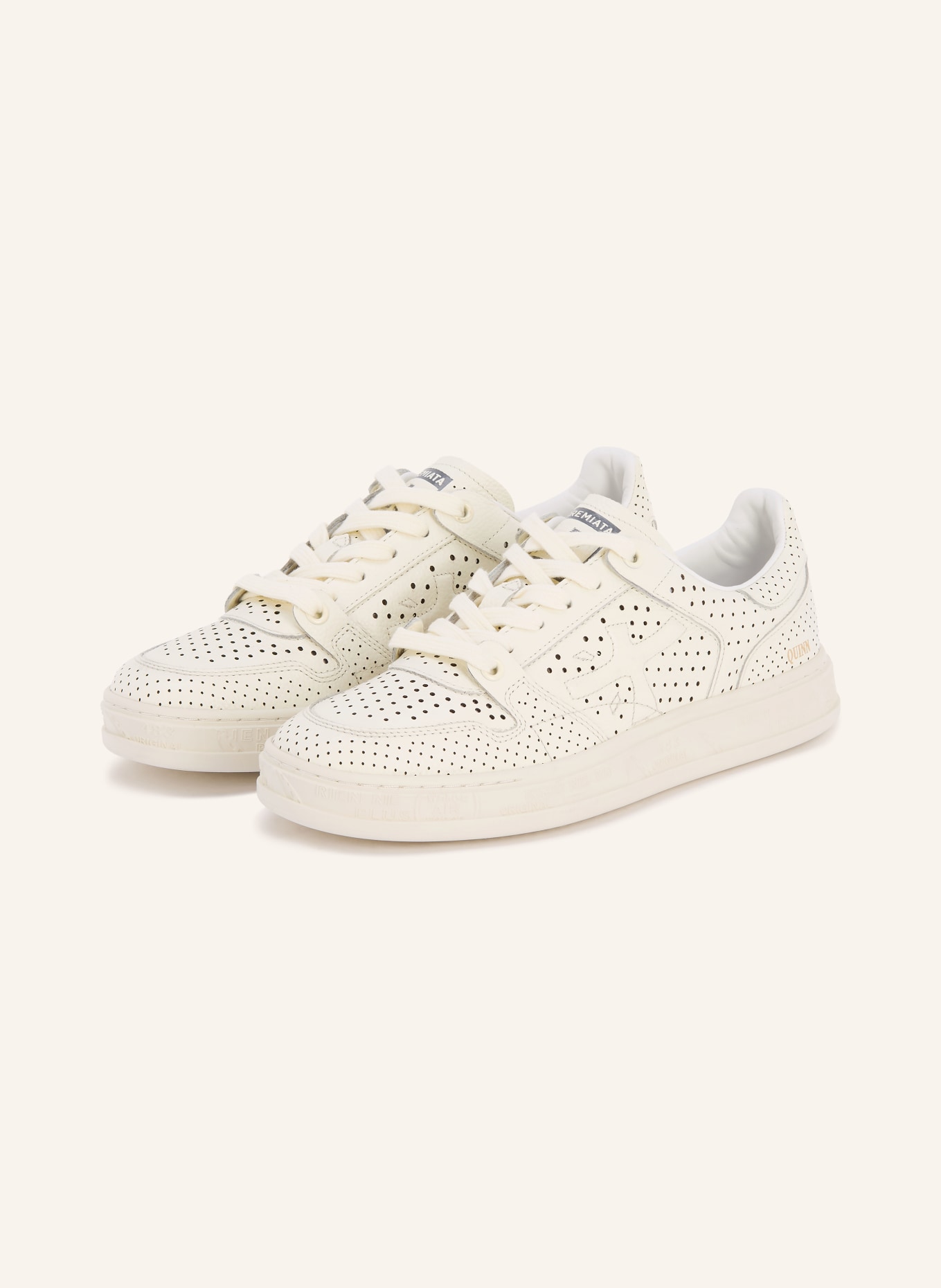 PREMIATA Baskets QUINN: CRÈME