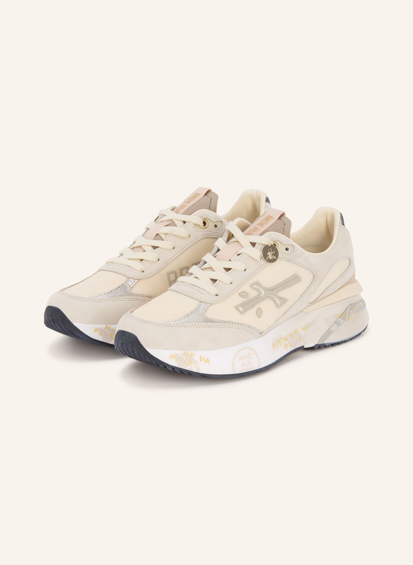 PREMIATA Sneaker MOERUND: BEIGE / CREME