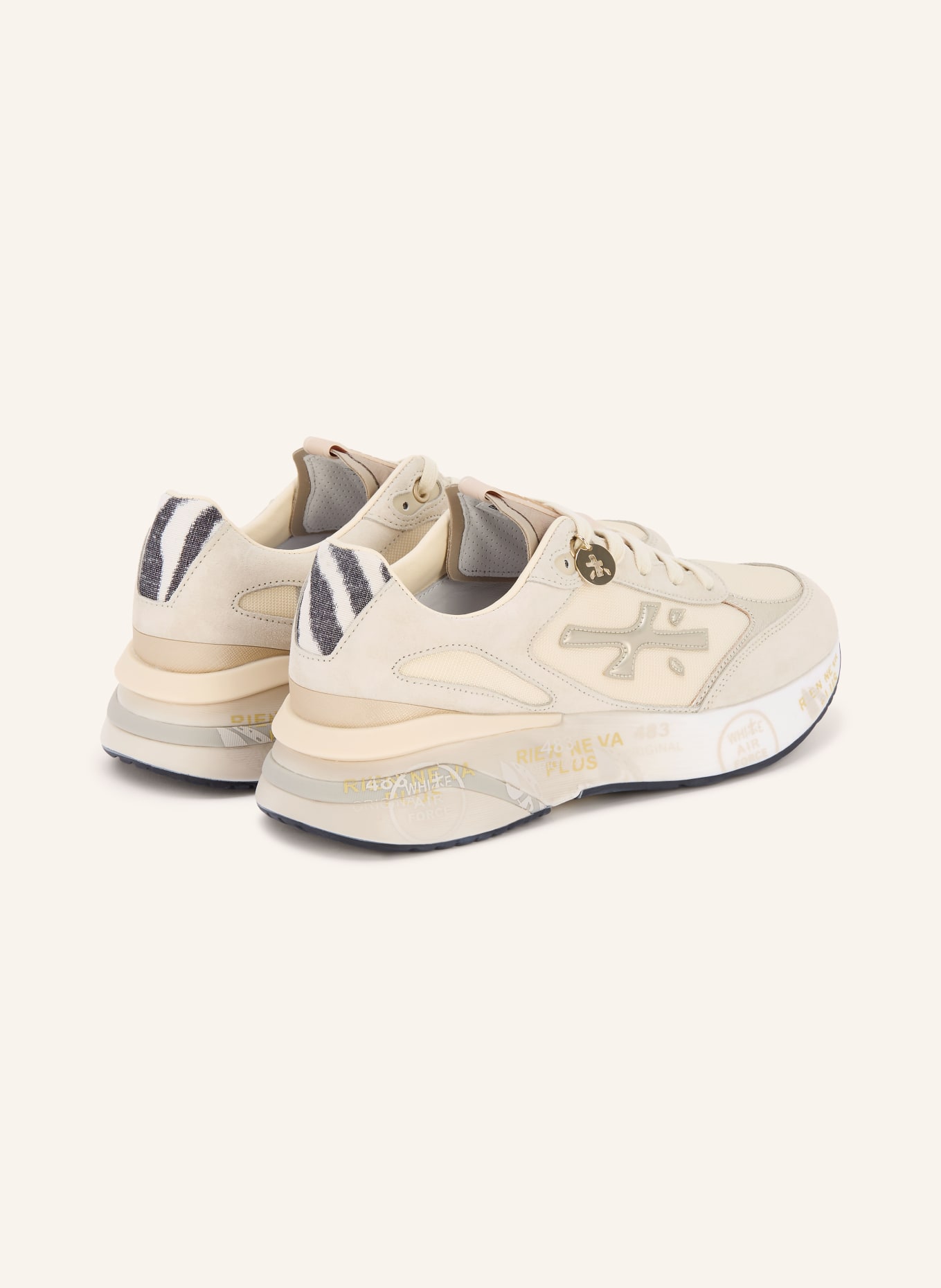 PREMIATA Sneaker MOERUND: BEIGE / CREME
