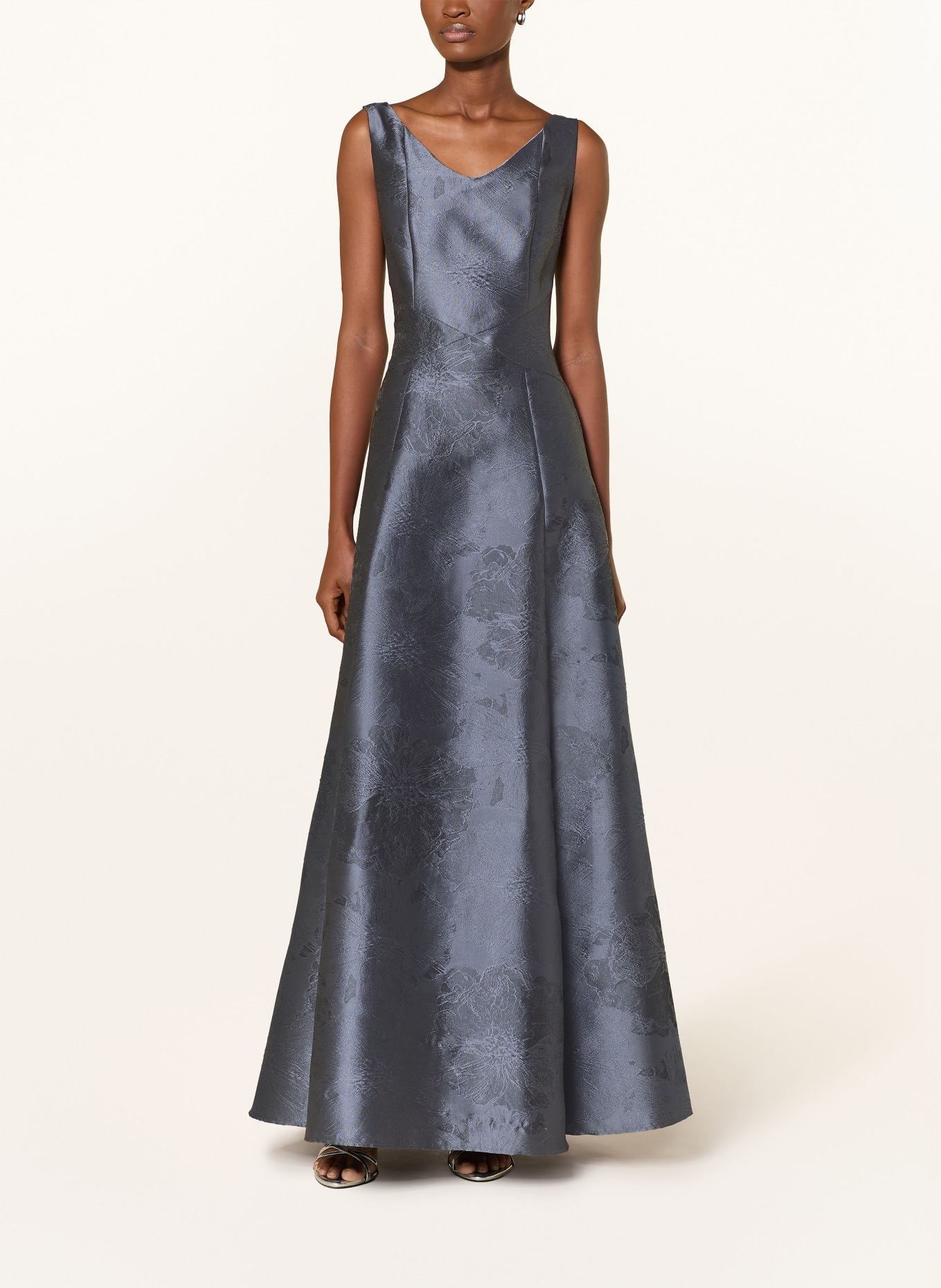 SWING Abendkleid: BLAUGRAU