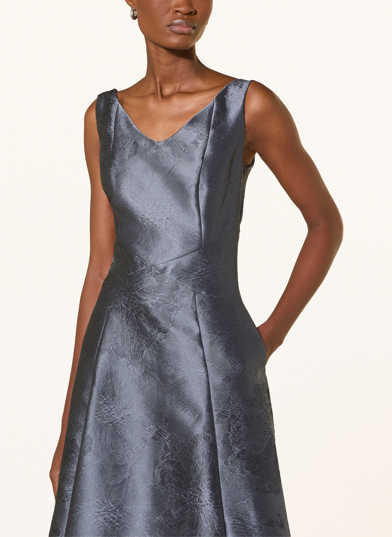 SWING Abendkleid: BLAUGRAU