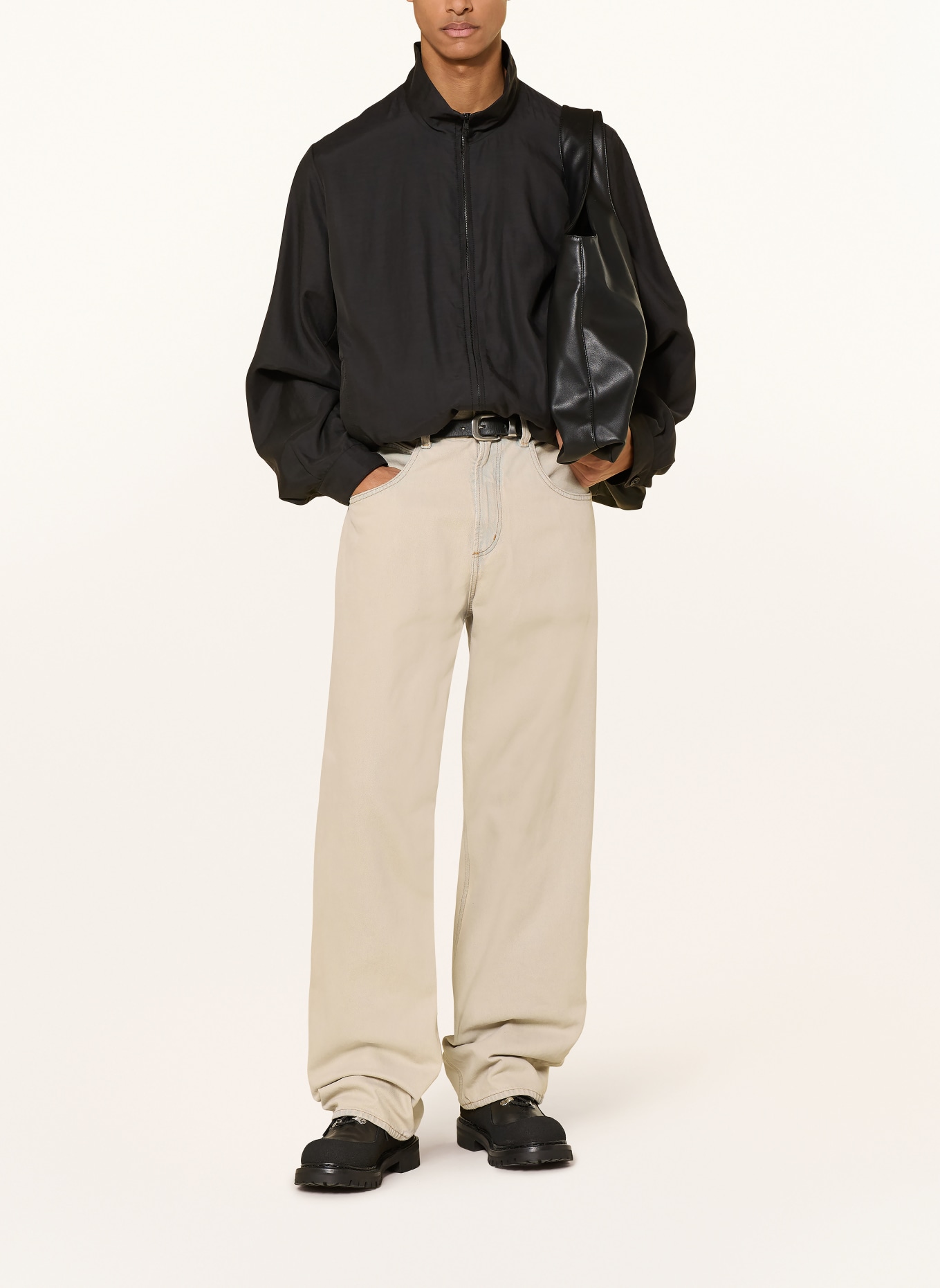 AGOLDE FUSION Regular Fit Jeans: brnk burnished khaki (md khaki wsh