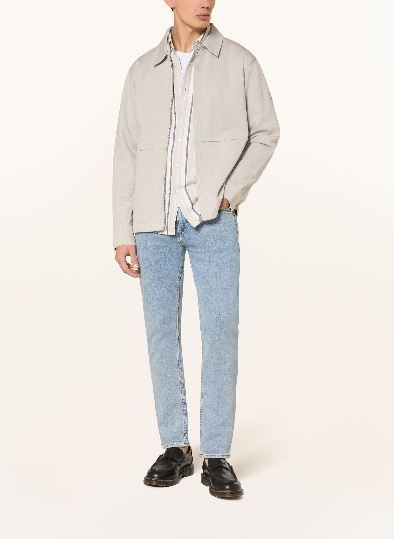 BOSS Jeans DELAWARE BO Slim Fit: 450 LIGHT/PASTEL BLUE