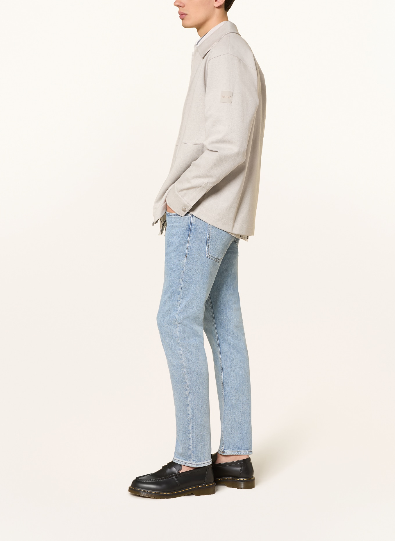 BOSS Jeans DELAWARE BO Slim Fit: 450 LIGHT/PASTEL BLUE