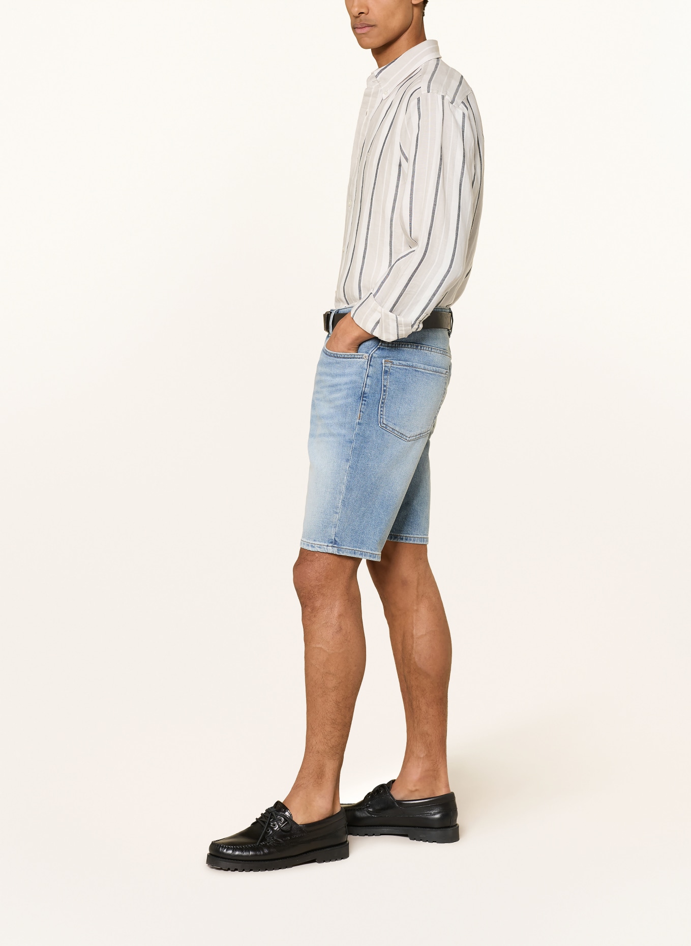 BOSS Jeansshort RE.MAINE Regular Fit: 456 LIGHT/PASTEL BLUE