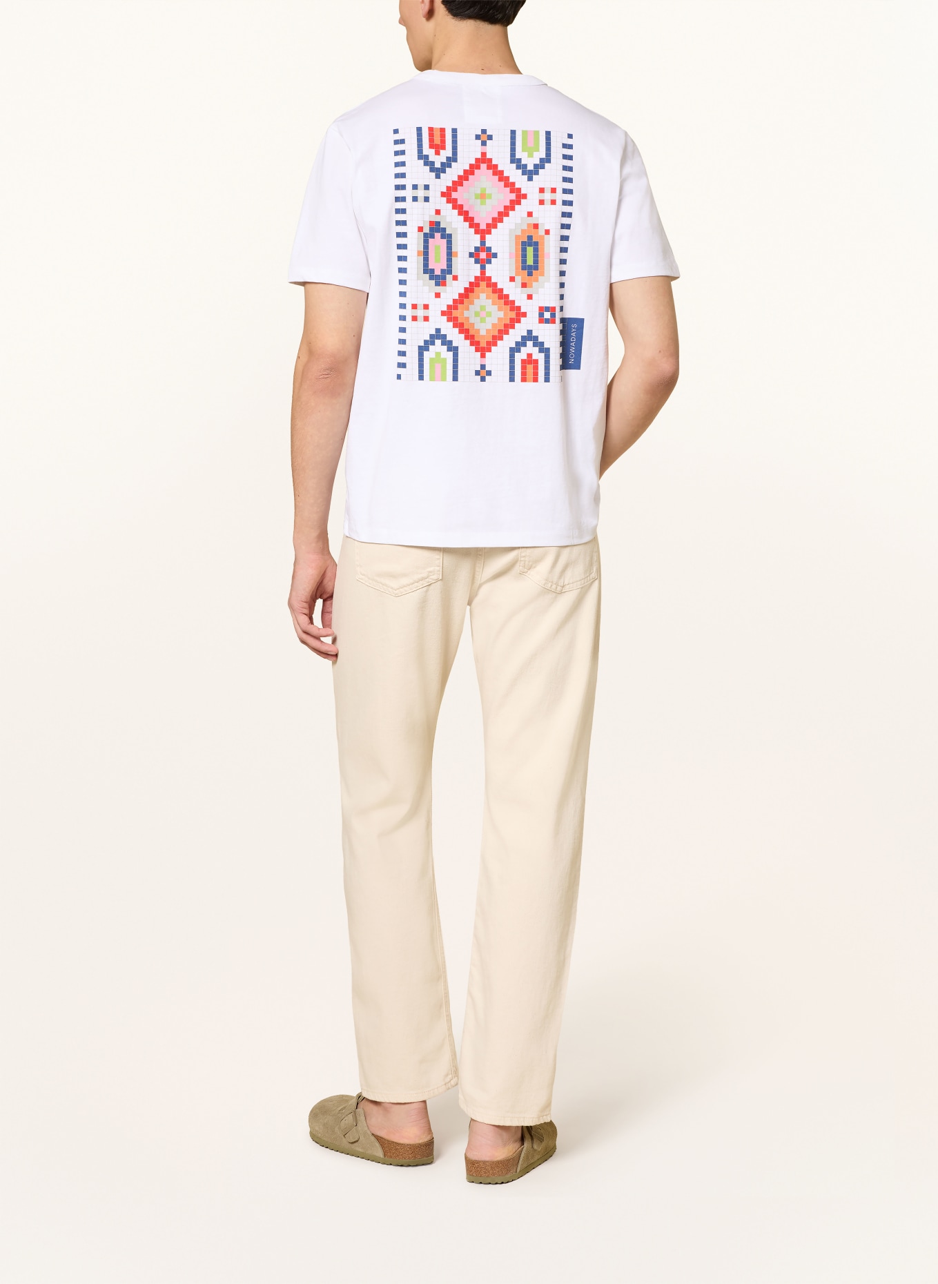 NOWADAYS Koszulka: BIAŁY / CZERWONY / GRANATOWY