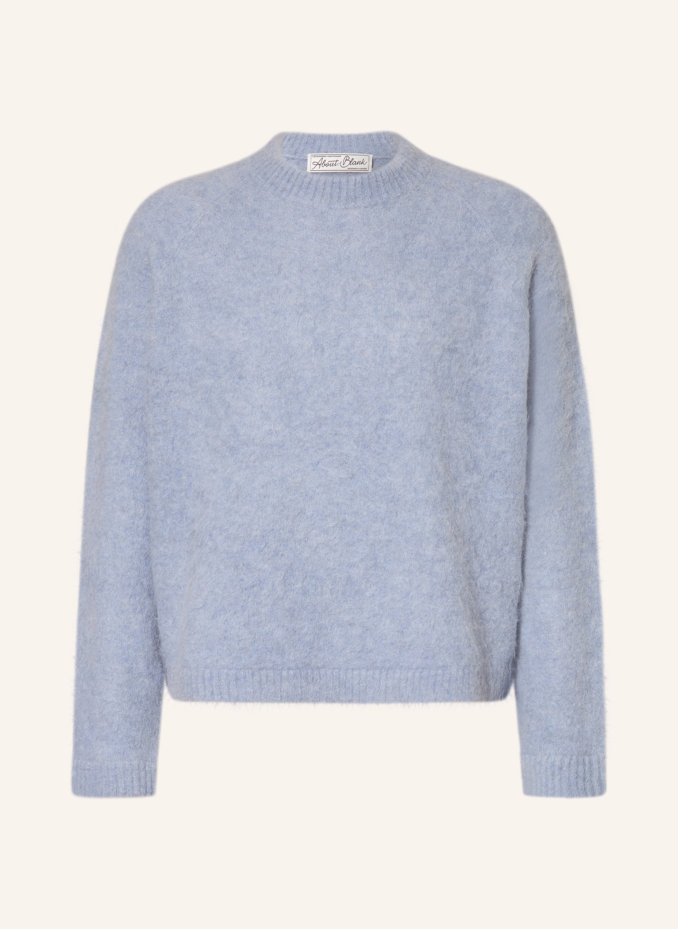 about:blank Trui van alpaca: BLAUWGRIJS