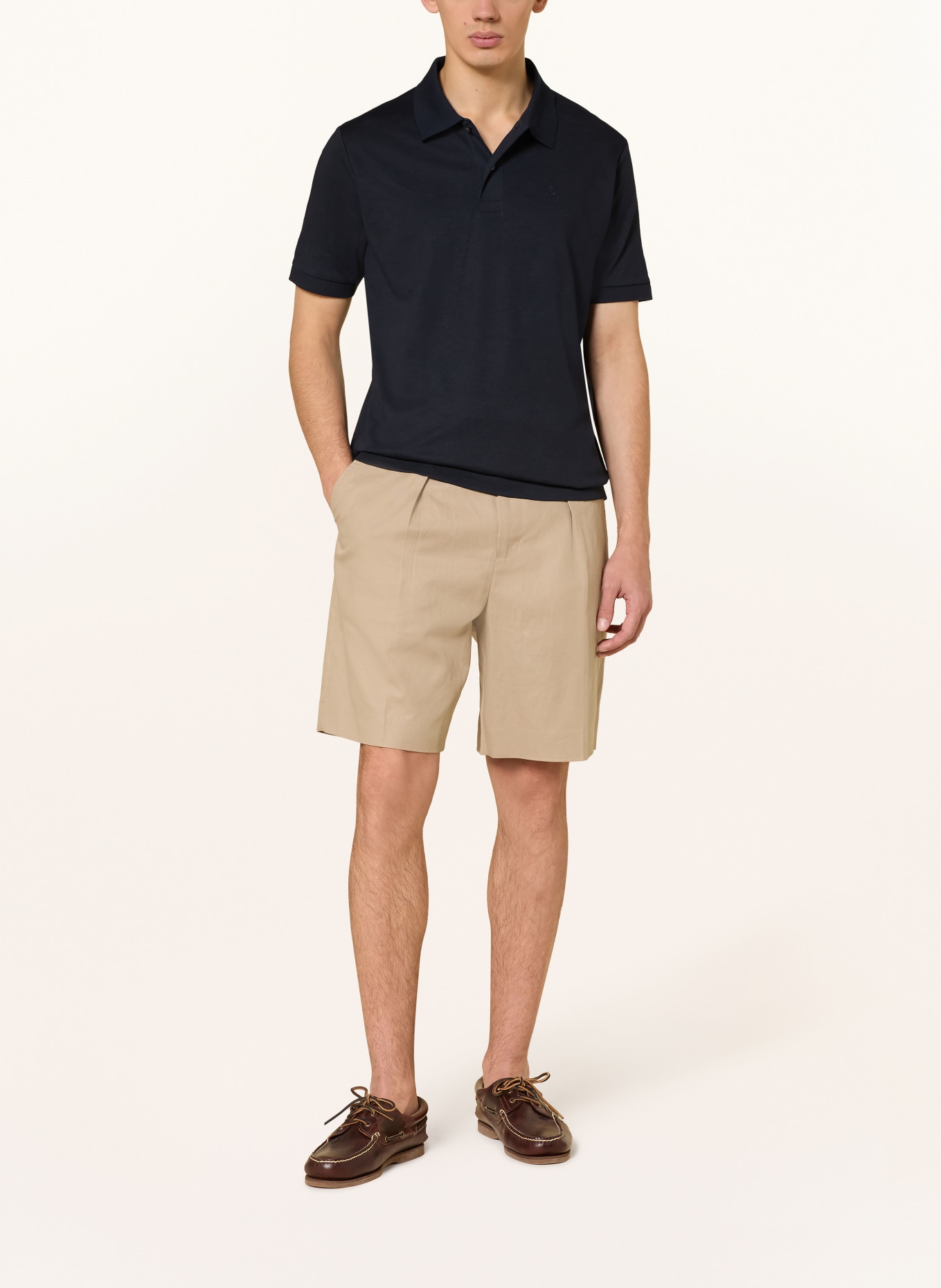 seidensticker Koszulka polo Piqué o kroju regular fit: GRANATOWY