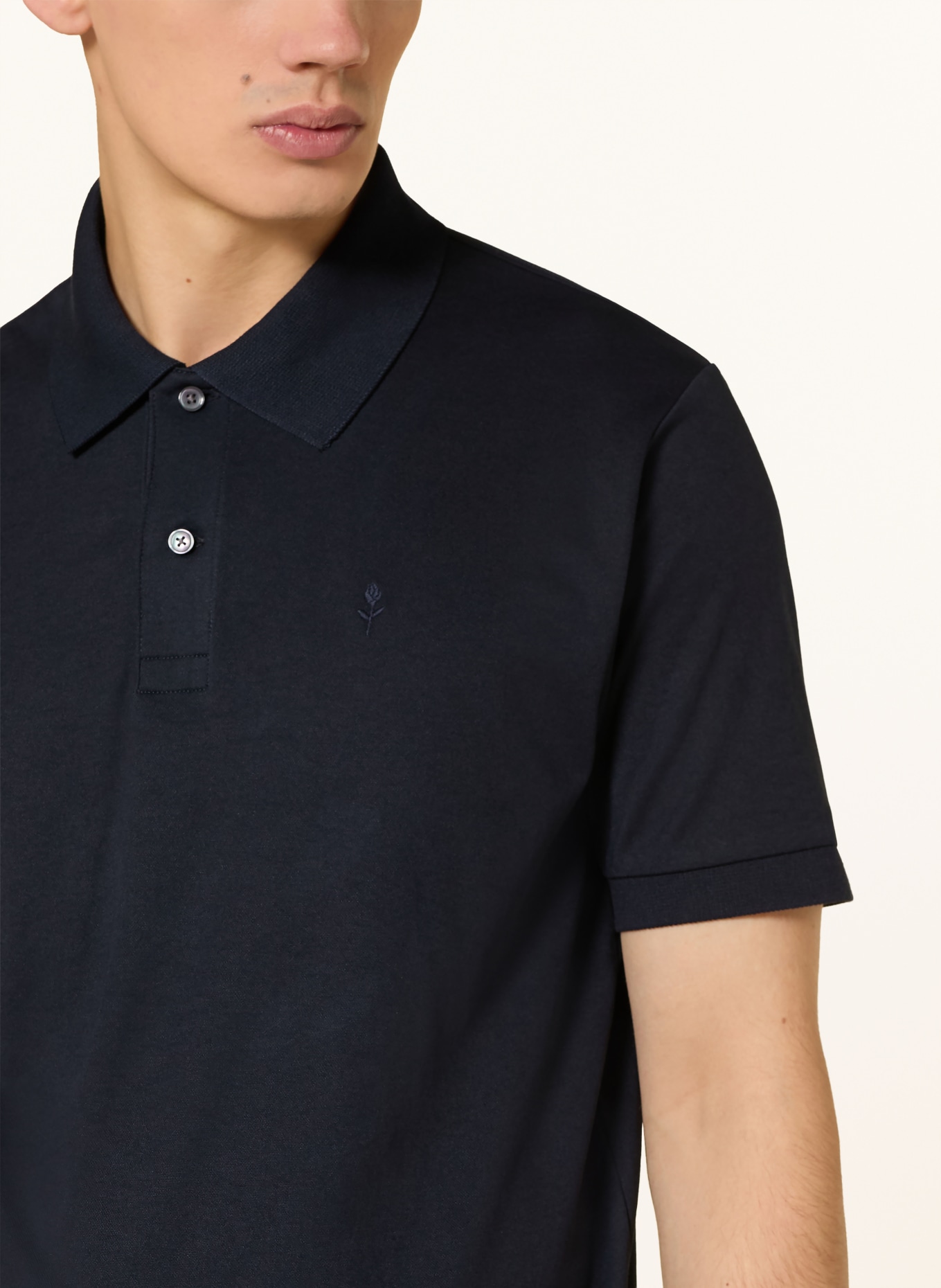 seidensticker Koszulka polo Piqué o kroju regular fit: GRANATOWY