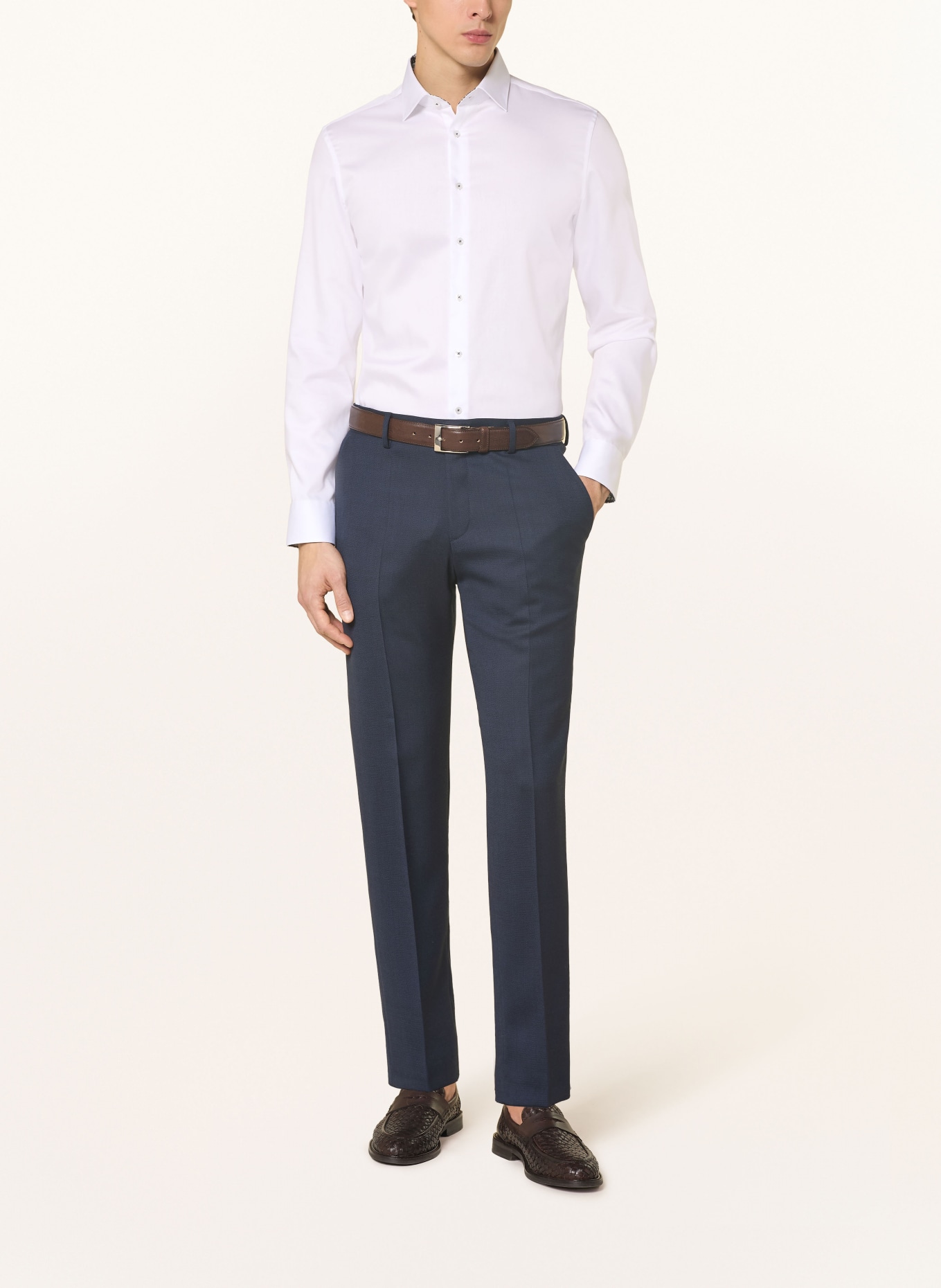 seidensticker Chemise Slim Fit: BLANC