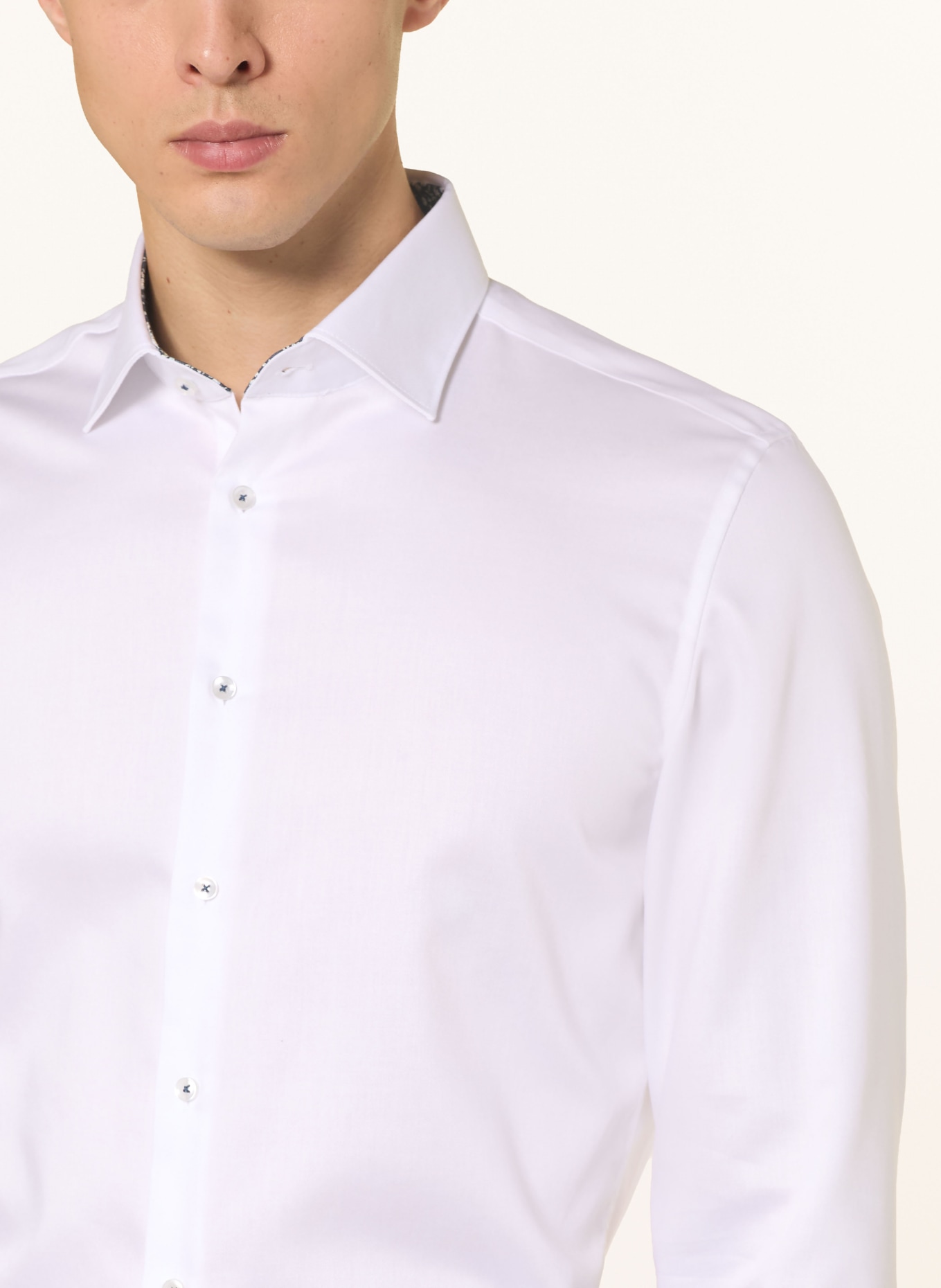 seidensticker Chemise Slim Fit: BLANC