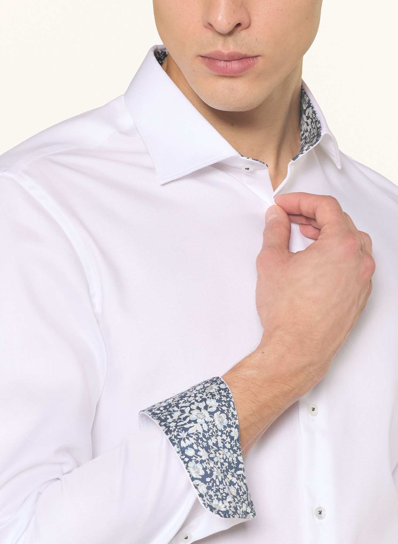 seidensticker Chemise Slim Fit: BLANC