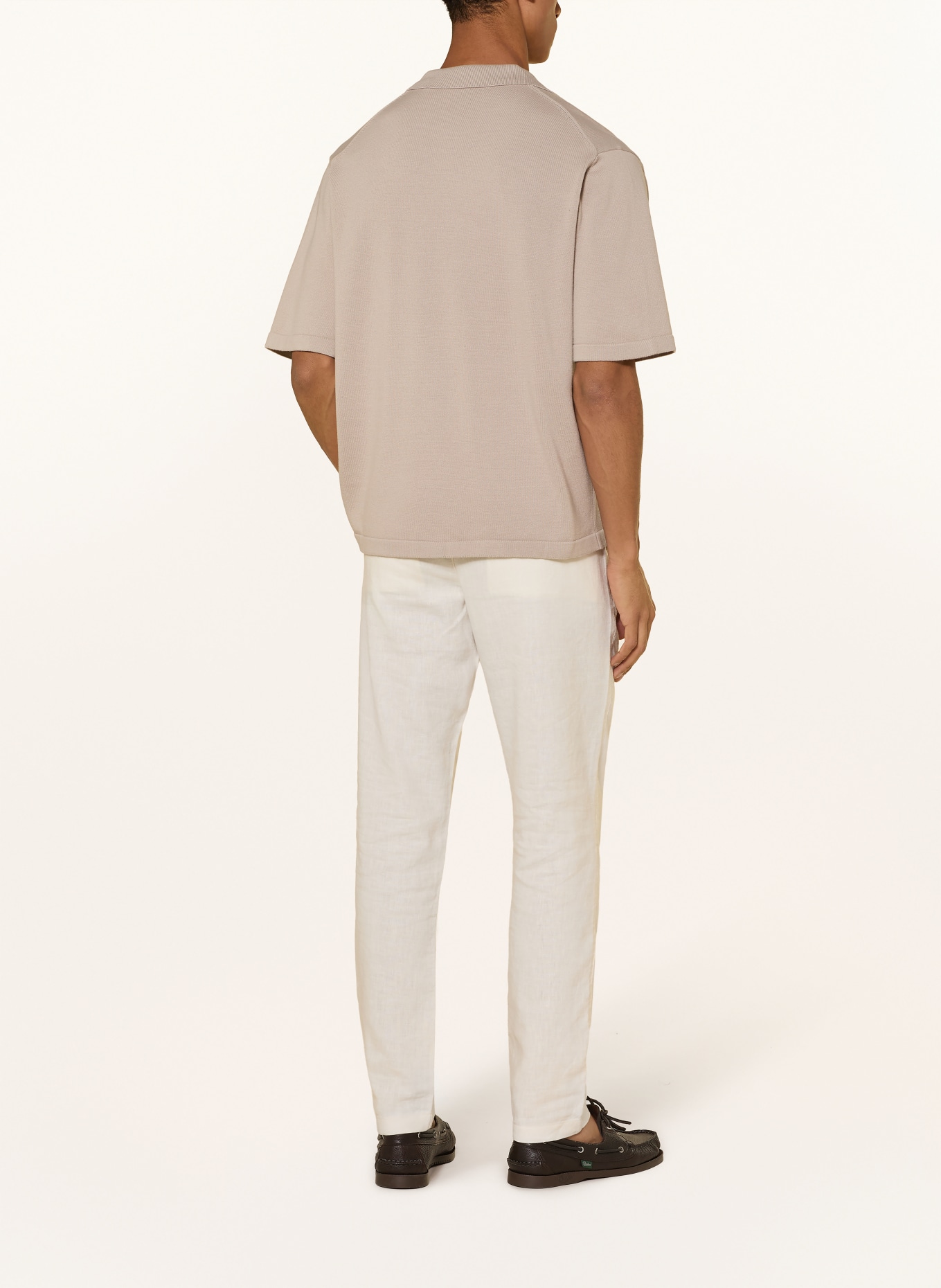 seidensticker Strick-Resorthemd Regular Fit: BEIGE