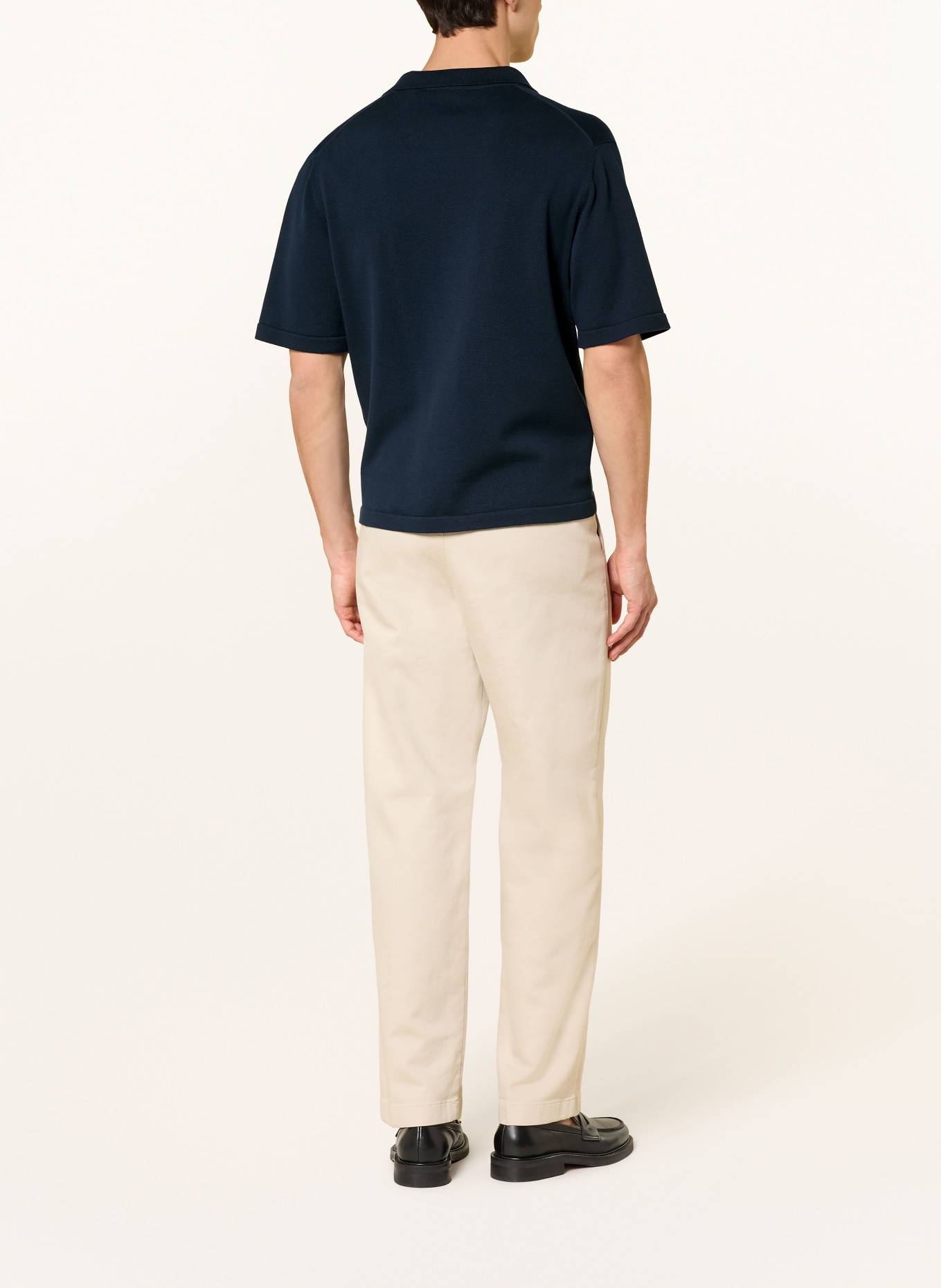 seidensticker Strick-Resorthemd Regular Fit: DUNKELBLAU