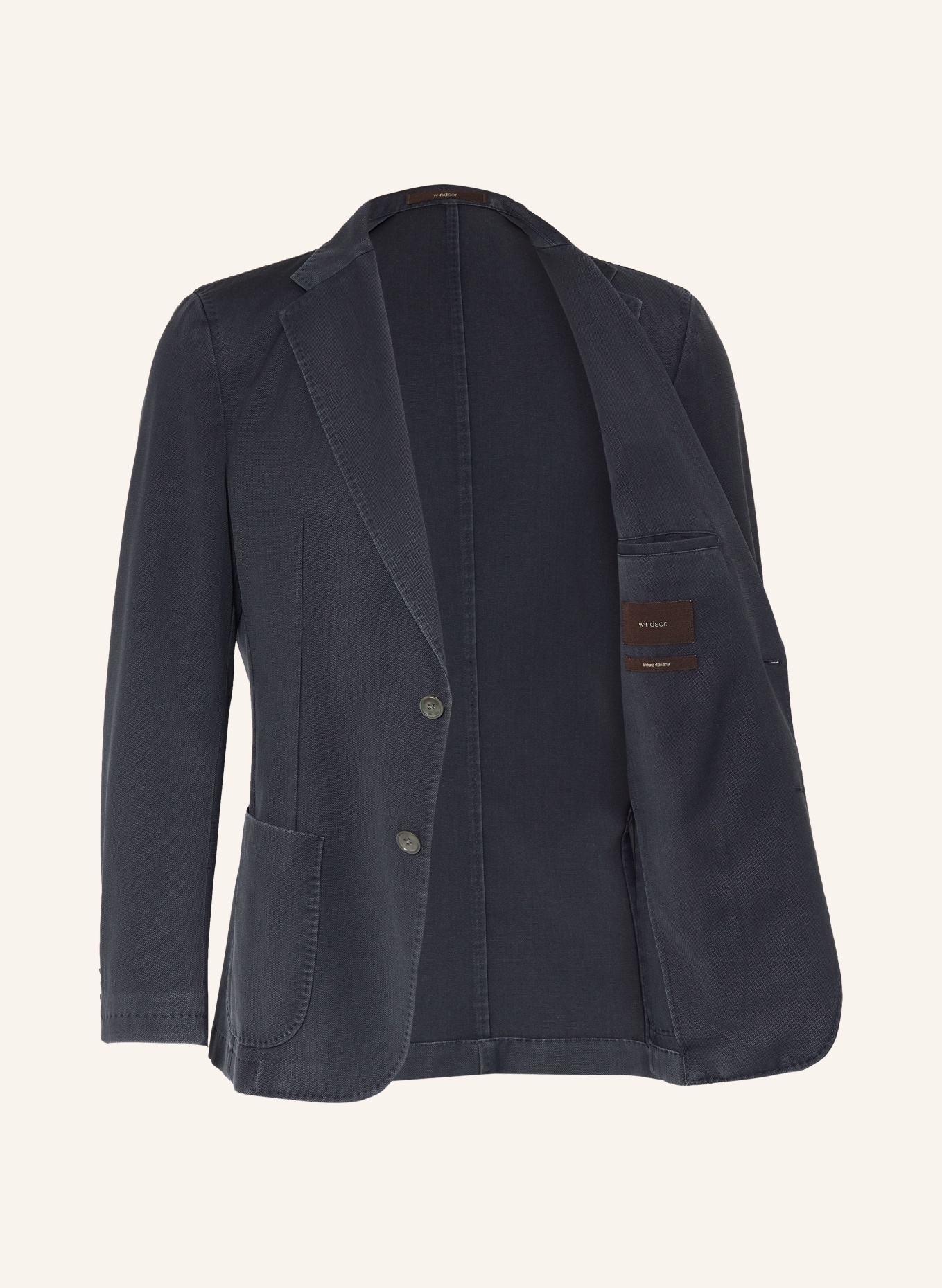 windsor. Veste MANOLO coupe décontractée: BLEU FONCÉ