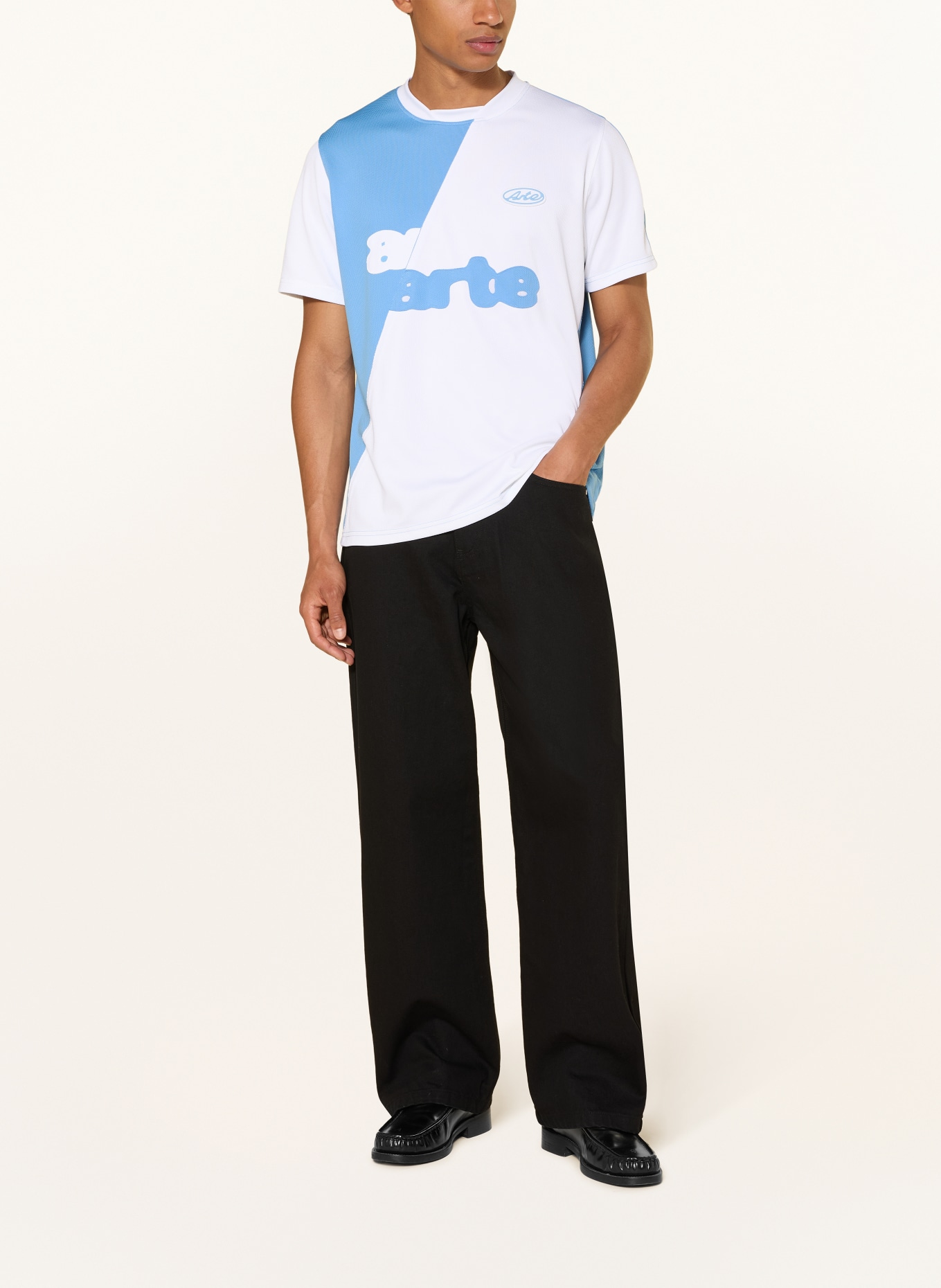 Arte Antwerp Koszulka: BIAŁY / JASNONIEBIESKI