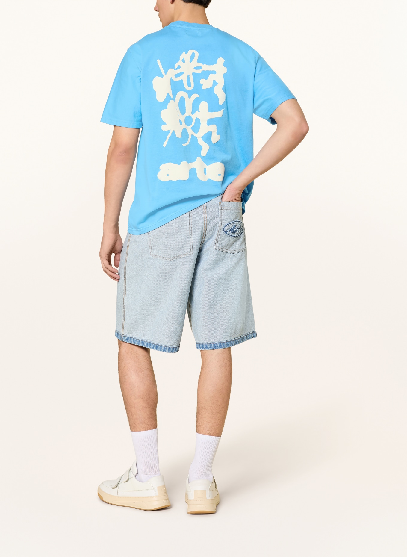 Arte Antwerp Koszulka: JASNONIEBIESKI / KREMOWY