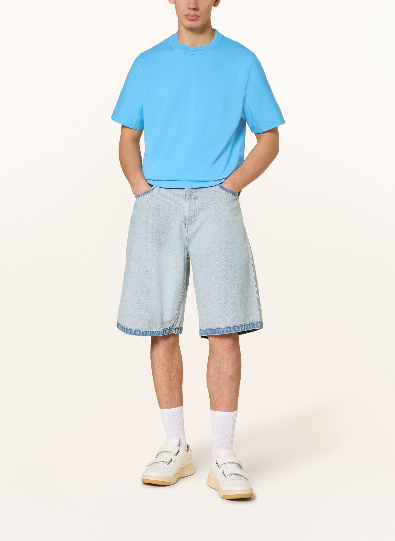 Arte Antwerp Koszulka: JASNONIEBIESKI / KREMOWY