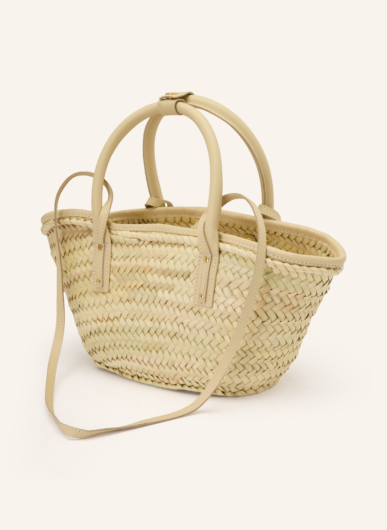 JACQUEMUS Shopper LE PETIT PANIER SOLI: CREME