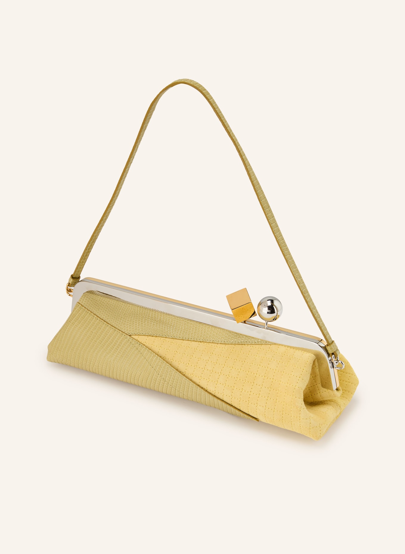 JACQUEMUS Clutch LA POCHETTE SALON MAIS: GELB / OLIV