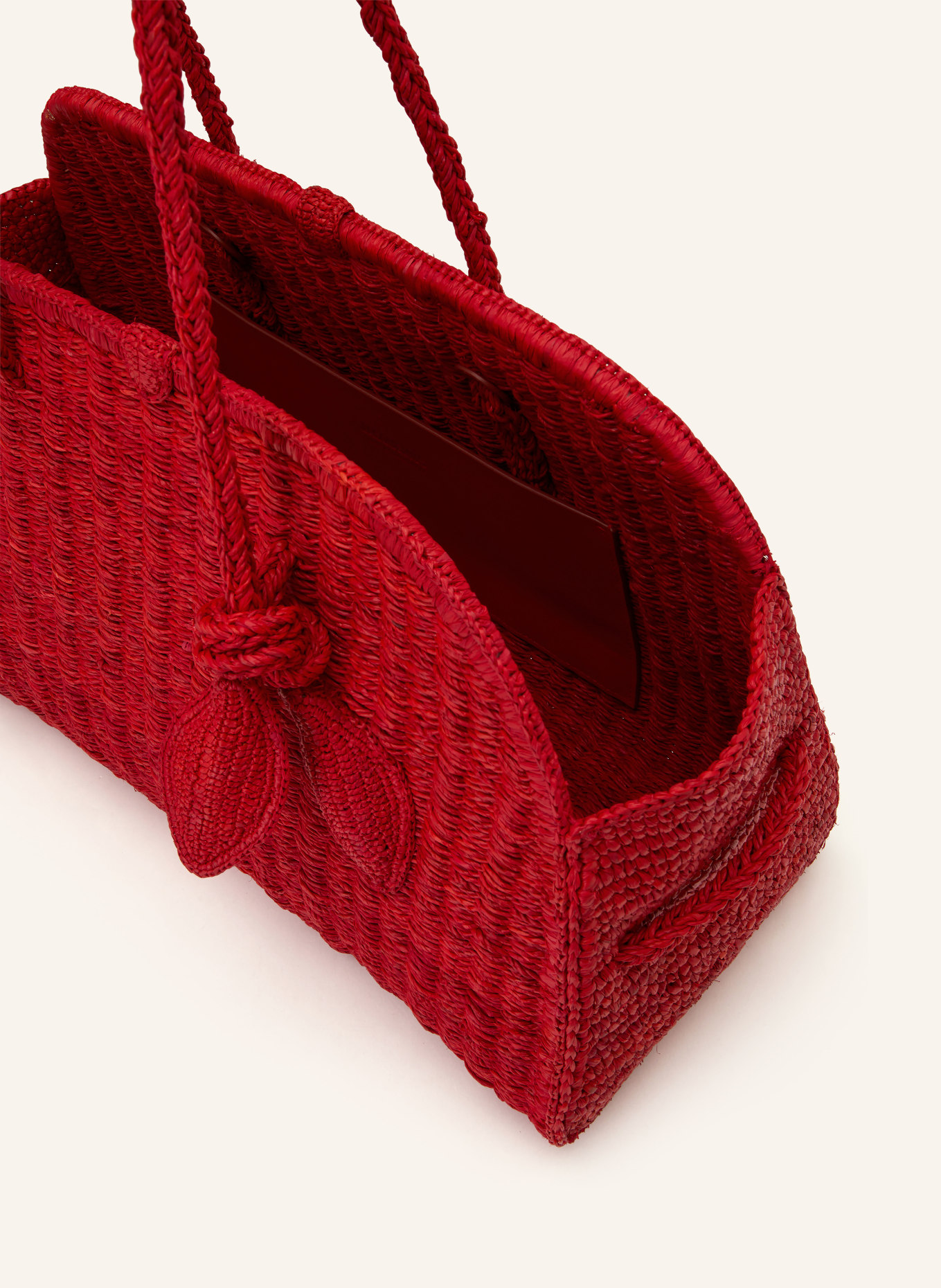 JACQUEMUS Torebka LE TURISMO RAPHIA: CZERWONY