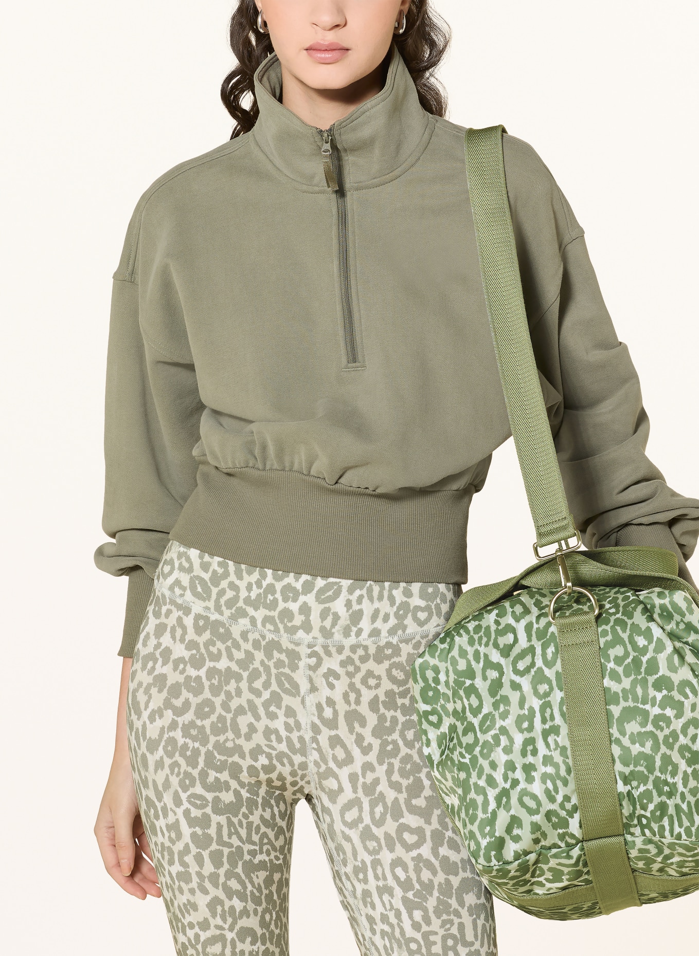 Lala Berlin Shopper MURIEL LARGE: HELLGRÜN