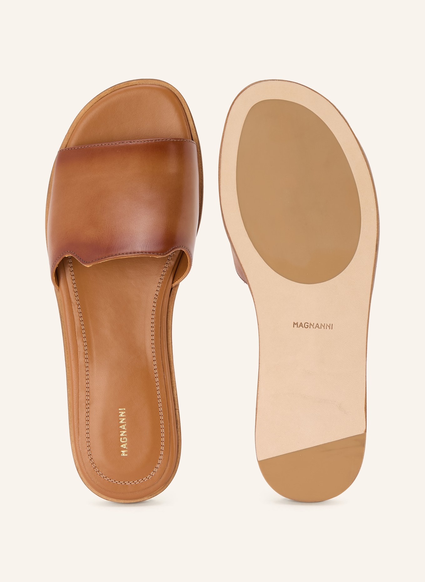 MAGNANNI mules: MARRON