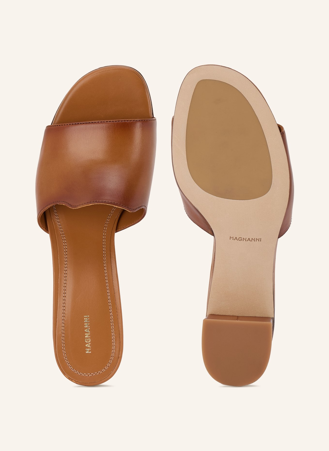 MAGNANNI Mules: COGNAC