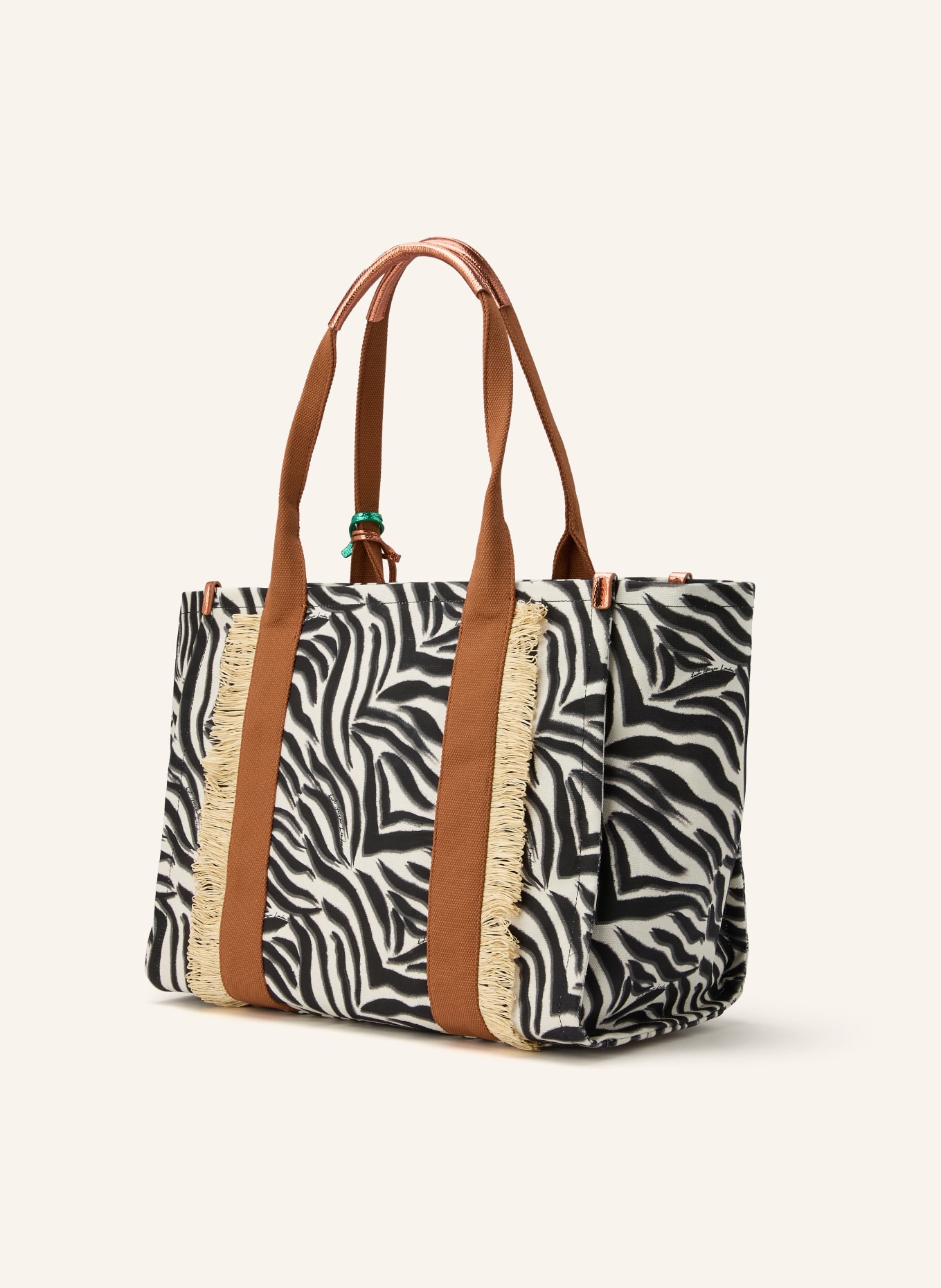 KURT GEIGER Shopper SOUTHBANK LARGE: SCHWARZ / BRAUN / WEISS