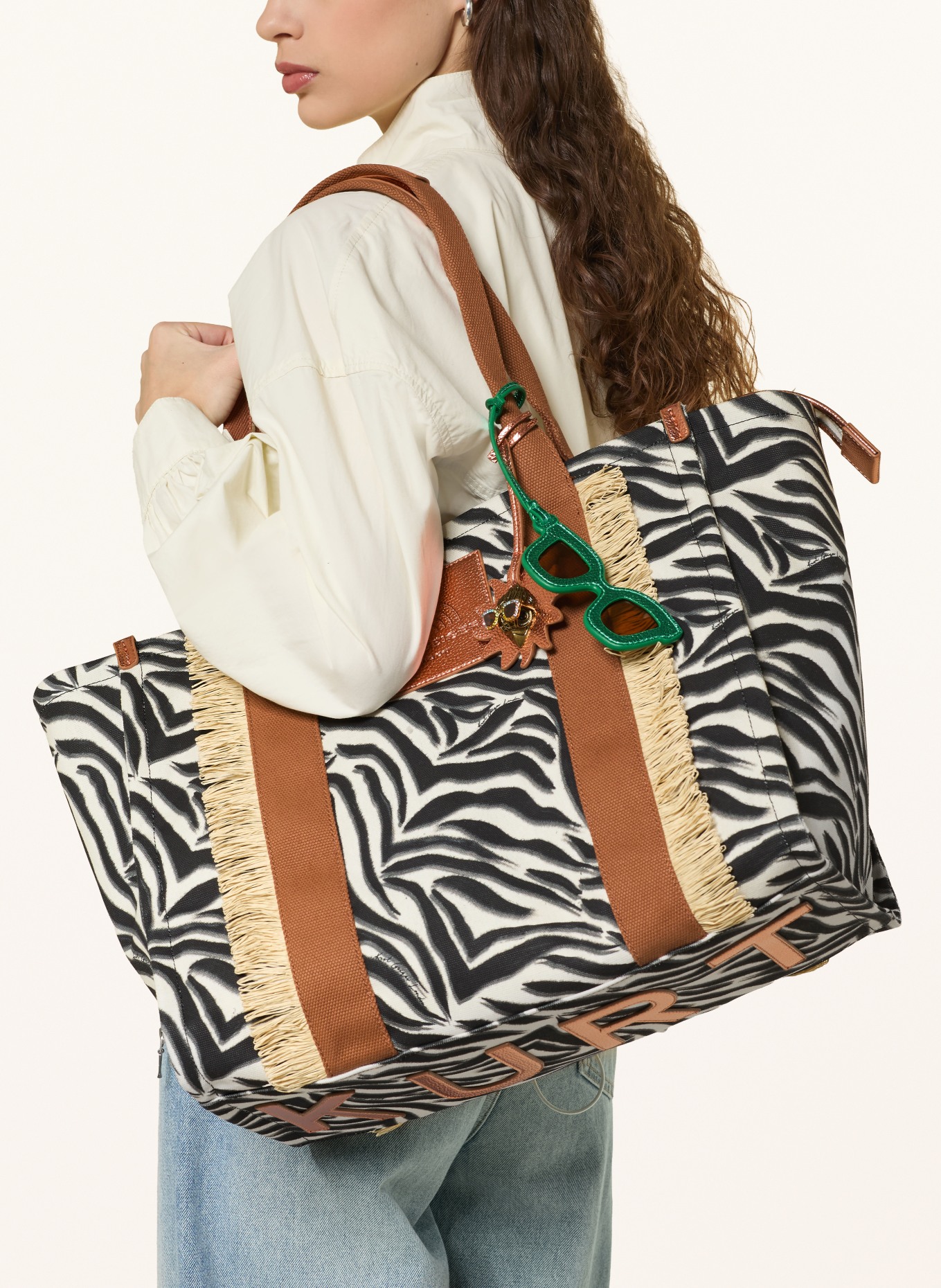 KURT GEIGER SOUTHBANK LARGE Shopper: BLACK / BROWN / WHITE