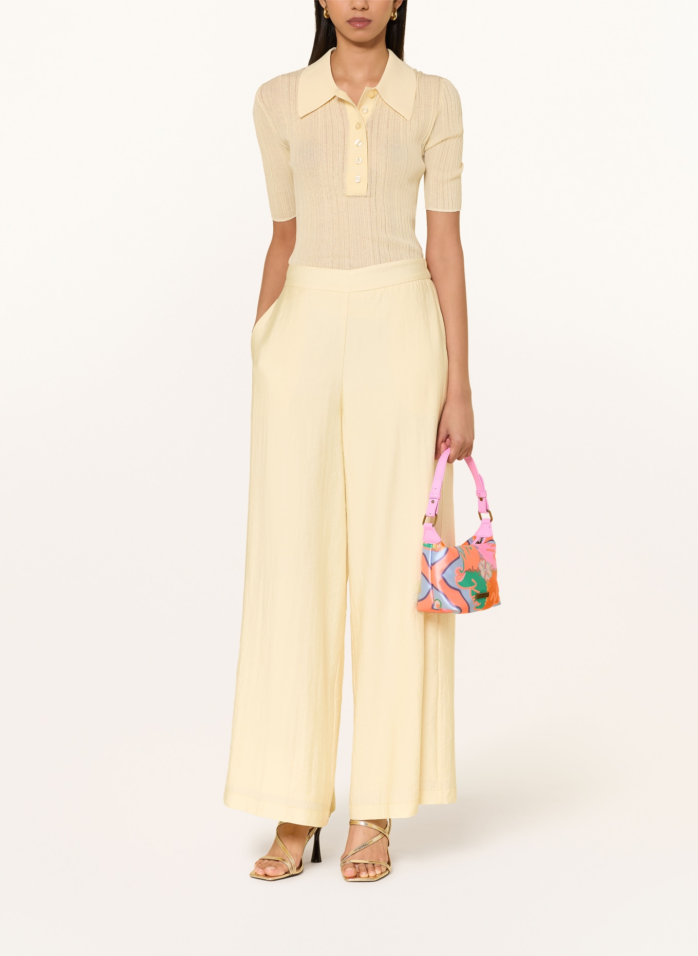 KURT GEIGER Handtas KENSINGTON: ROZE / GOUD / ORANJE