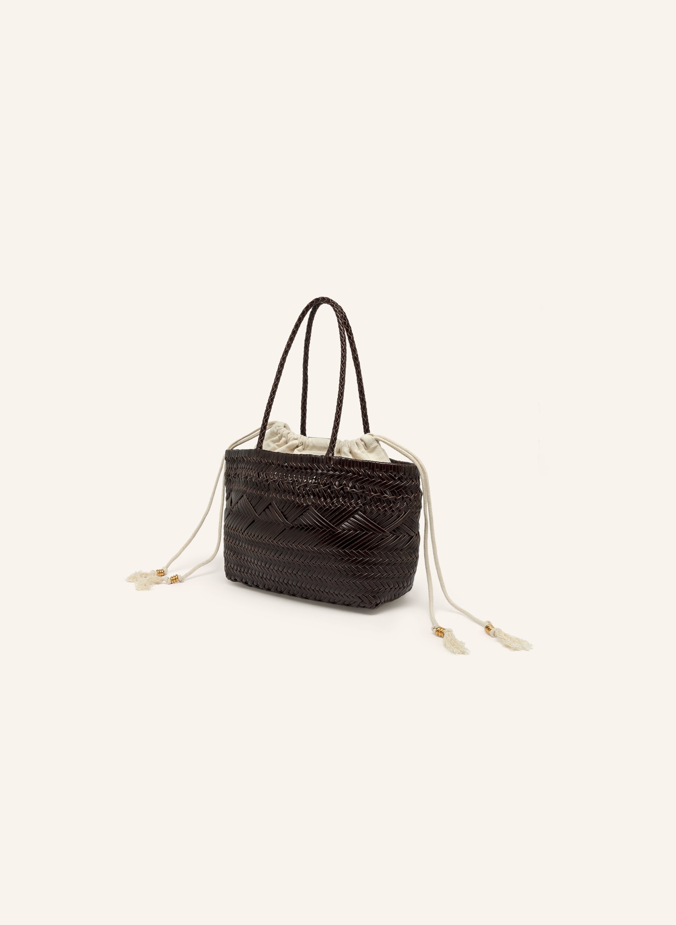 GIANNI CHIARINI Sac cabas PALOMA: MARRON FONCÉ / MARRON CLAIR