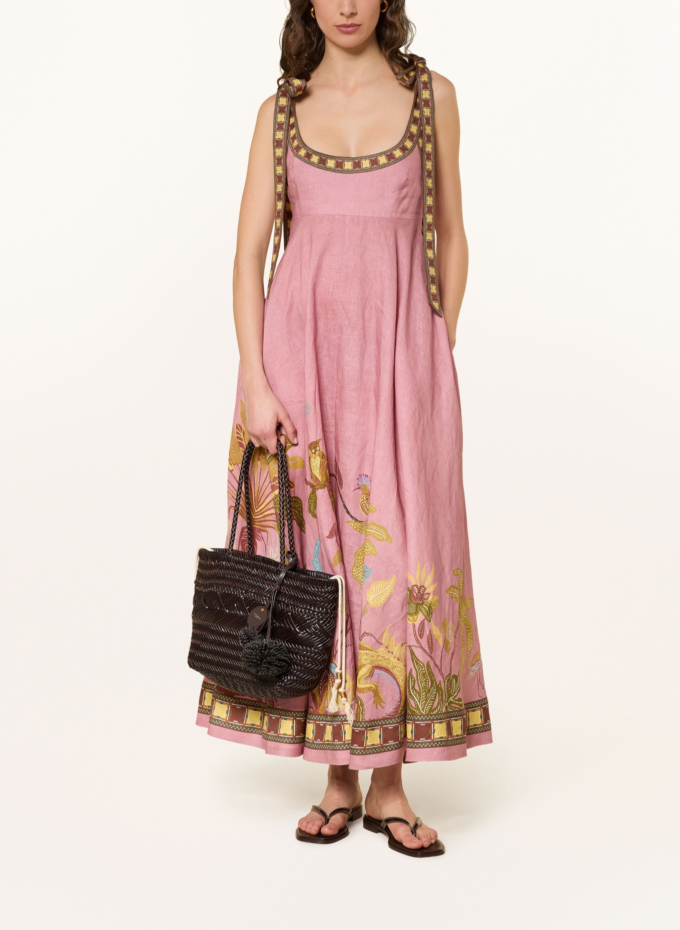 GIANNI CHIARINI Shopper PALOMA: MARRON FONCÉ / LICHTBRUIN