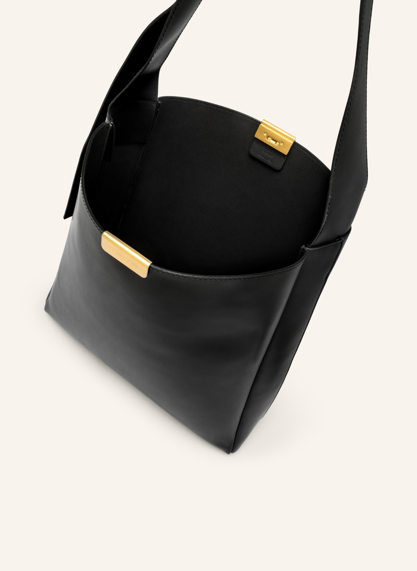 GIANNI CHIARINI torba na ramię: CZARNY / ZŁOTY