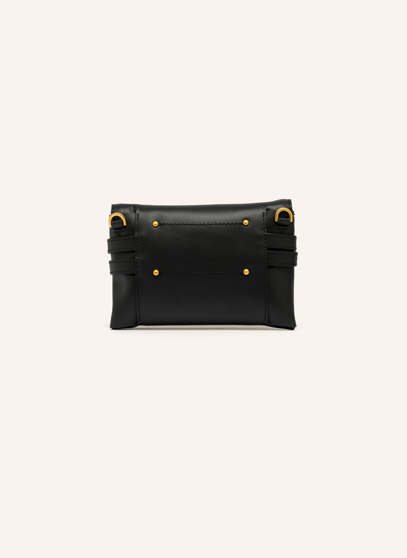 GIANNI CHIARINI Clutch: SCHWARZ / GOLD