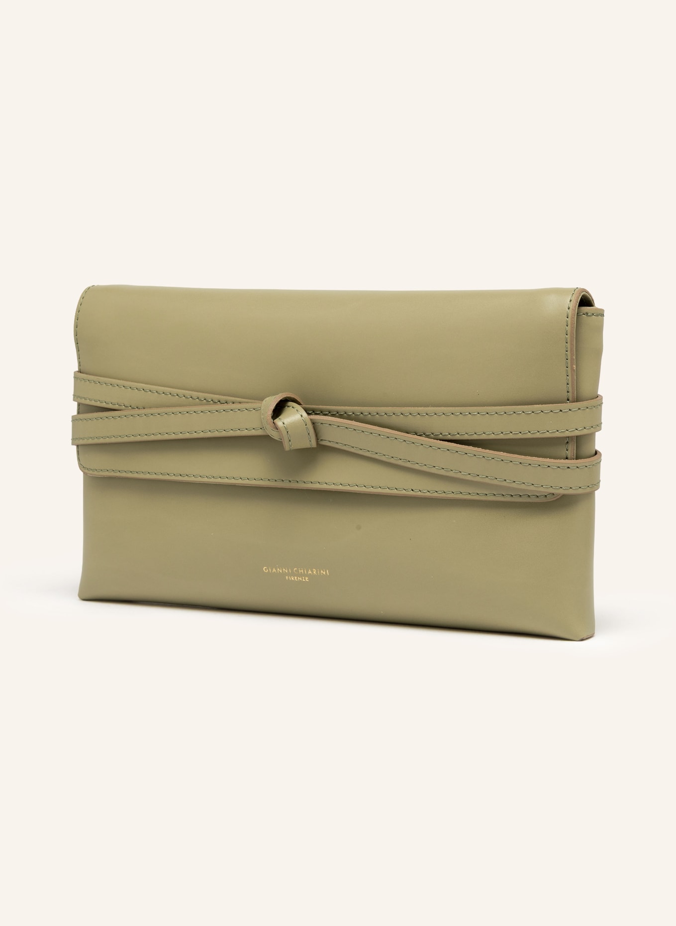 GIANNI CHIARINI Clutch: OLIV / GOLD