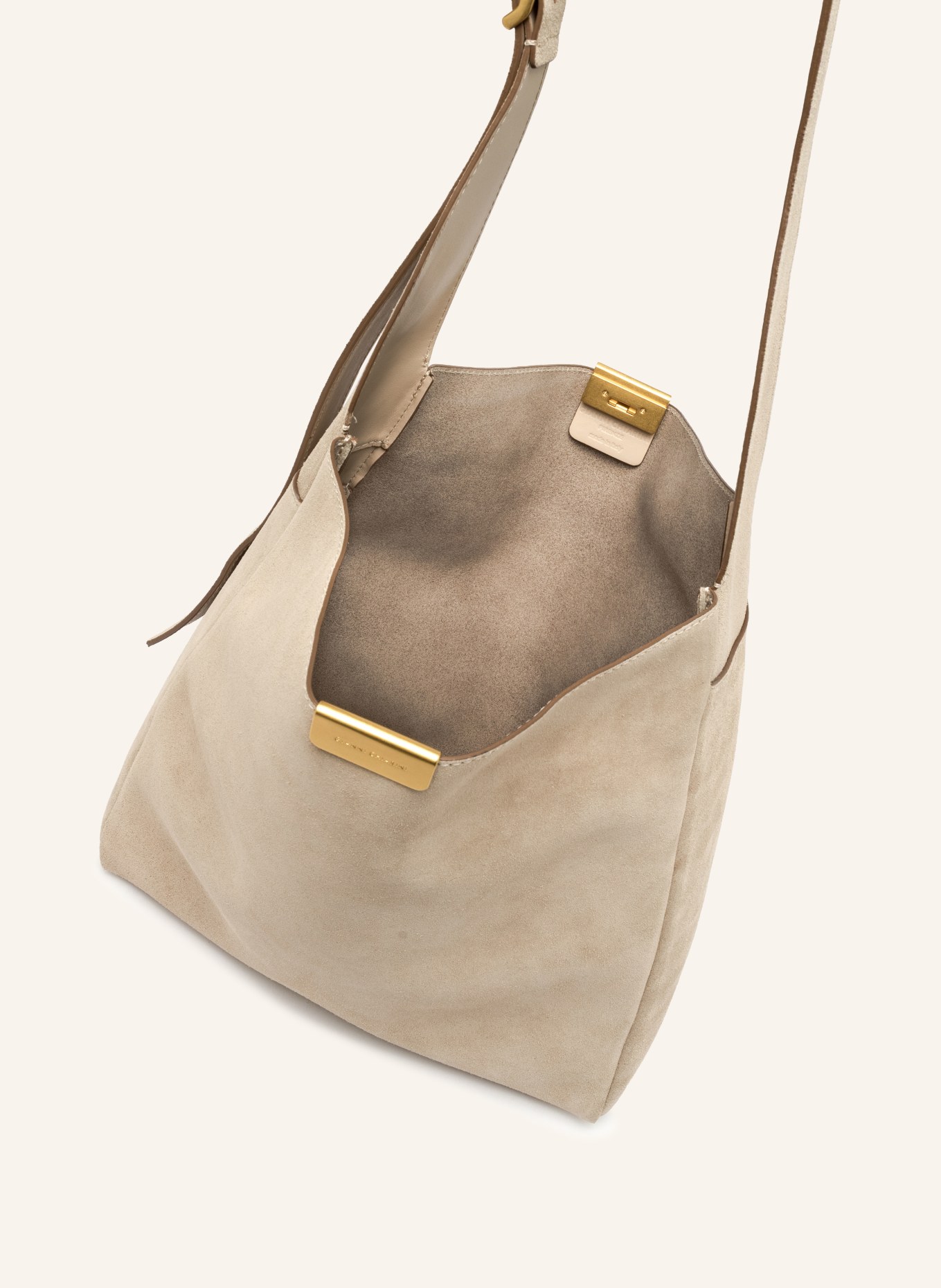 GIANNI CHIARINI torba na ramię: BEŻOWY / ZŁOTY