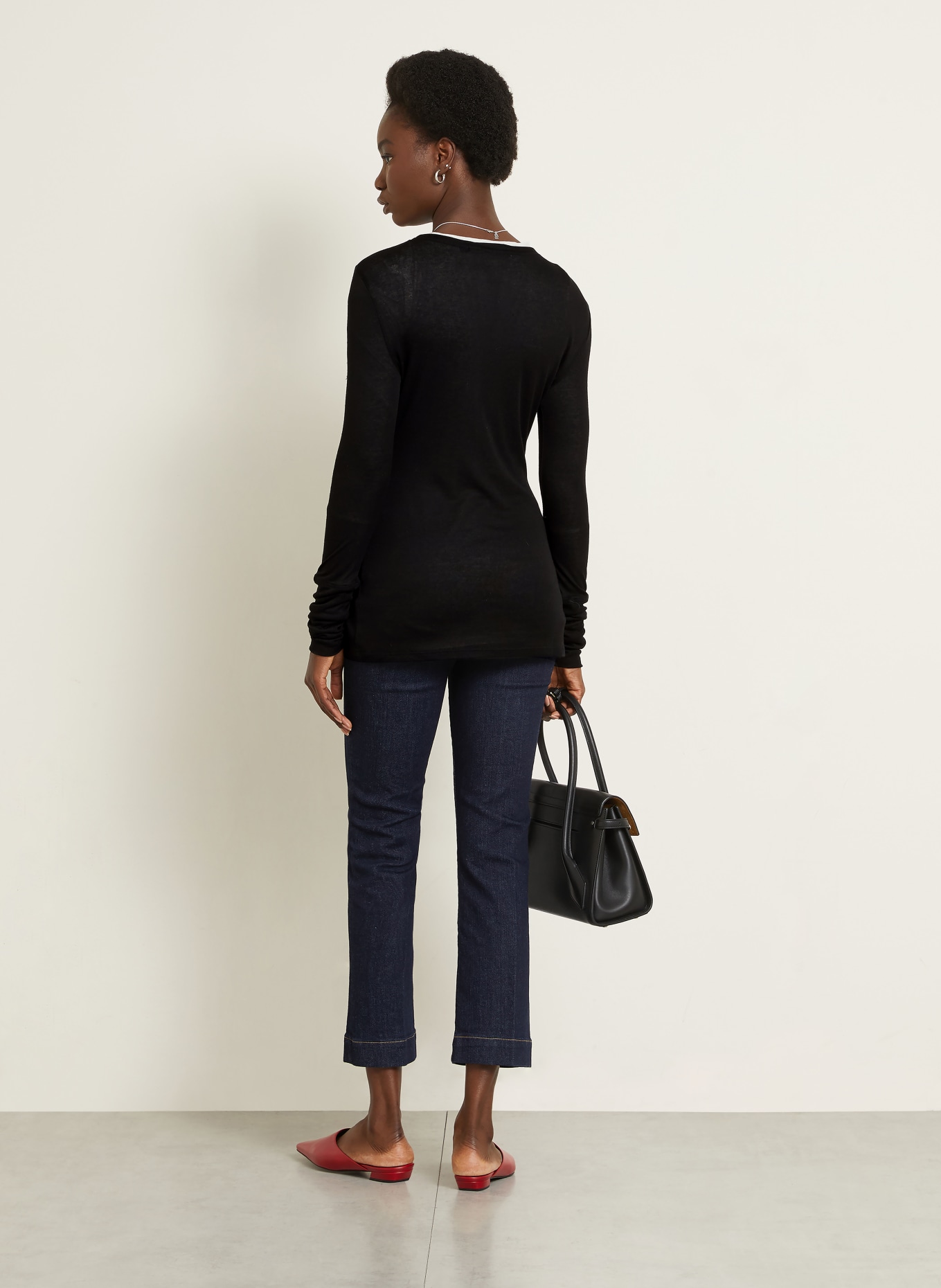 Proenza Schouler Longsleeve KAIYA: SCHWARZ
