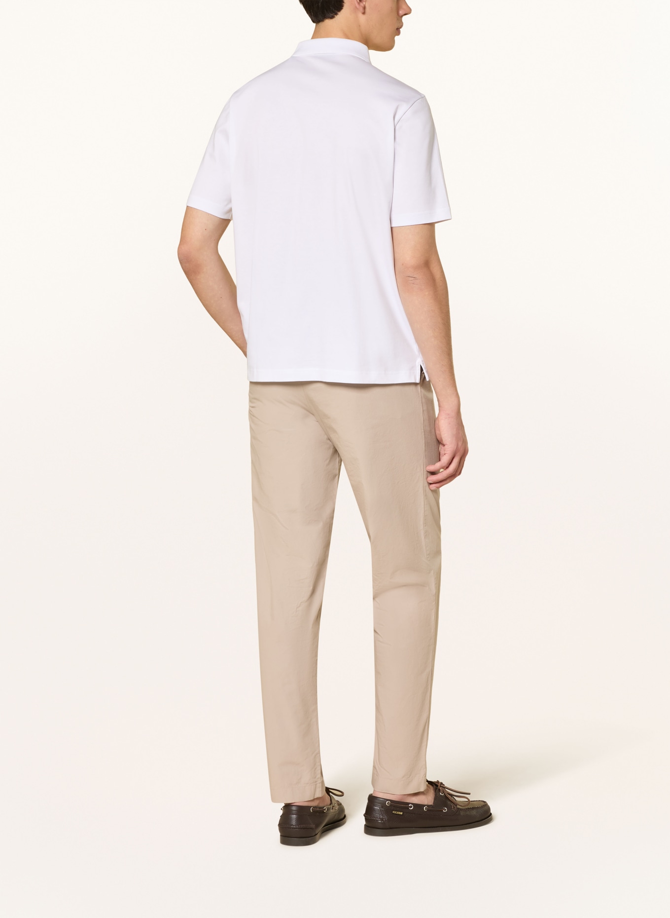 MAERZ MUENCHEN Korte mouwen shirt Regular Fit van jersey: WIT