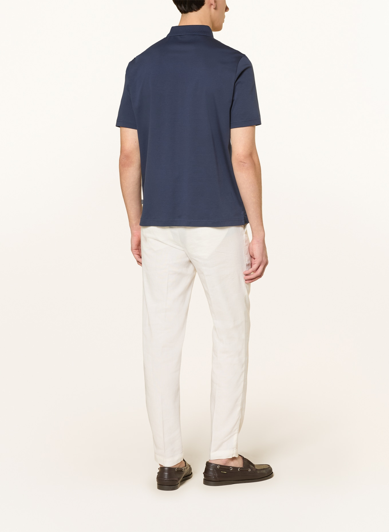 MAERZ MUENCHEN Korte mouwen shirt Regular Fit van jersey: DONKERBLAUW