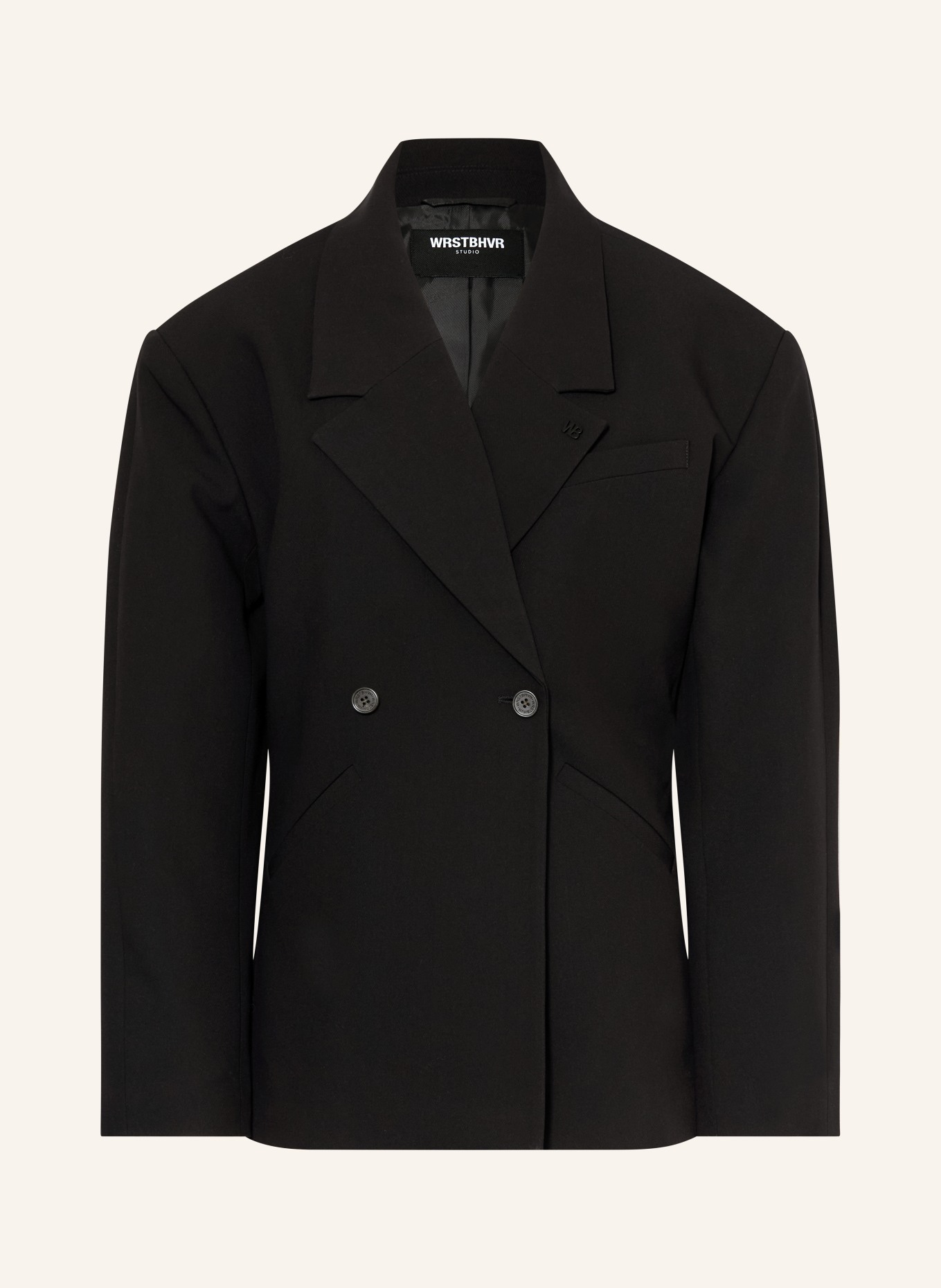 WRSTBHVR Blazer ESTELLE: SCHWARZ