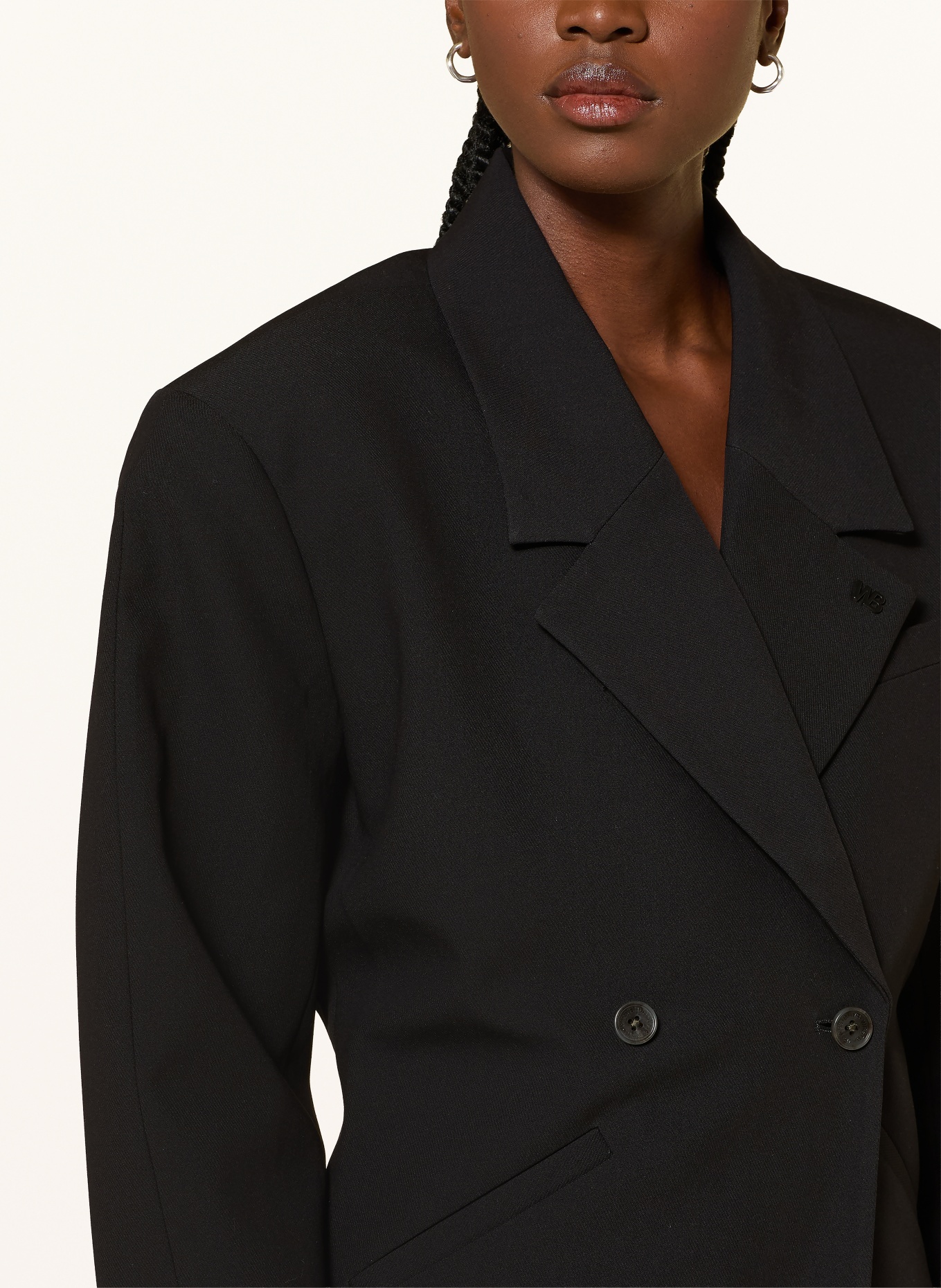 WRSTBHVR Blazer ESTELLE: SCHWARZ