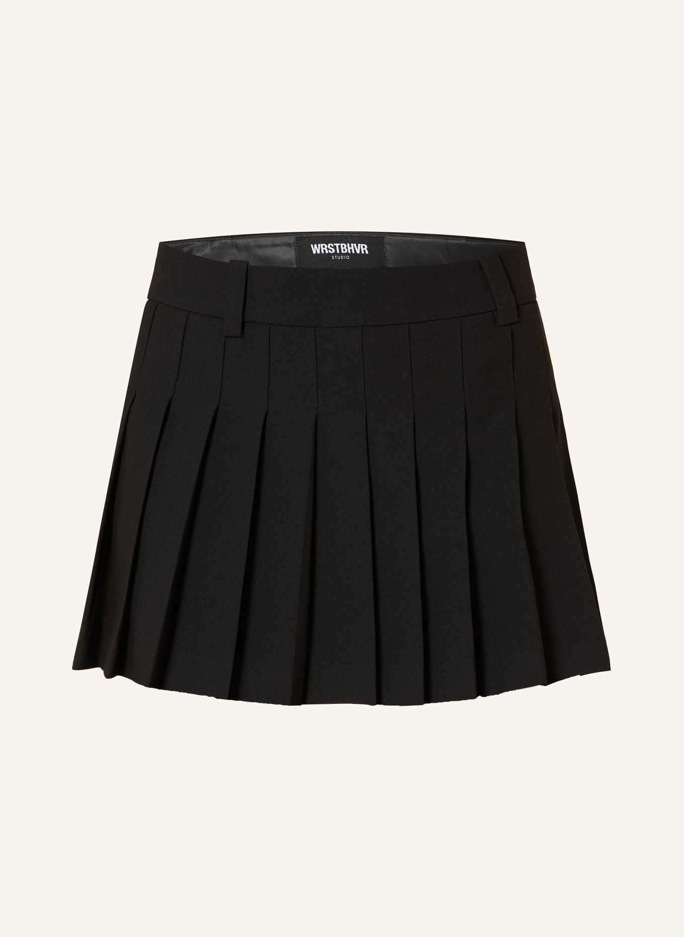 WRSTBHVR Jupe plissée NURIA: NOIR
