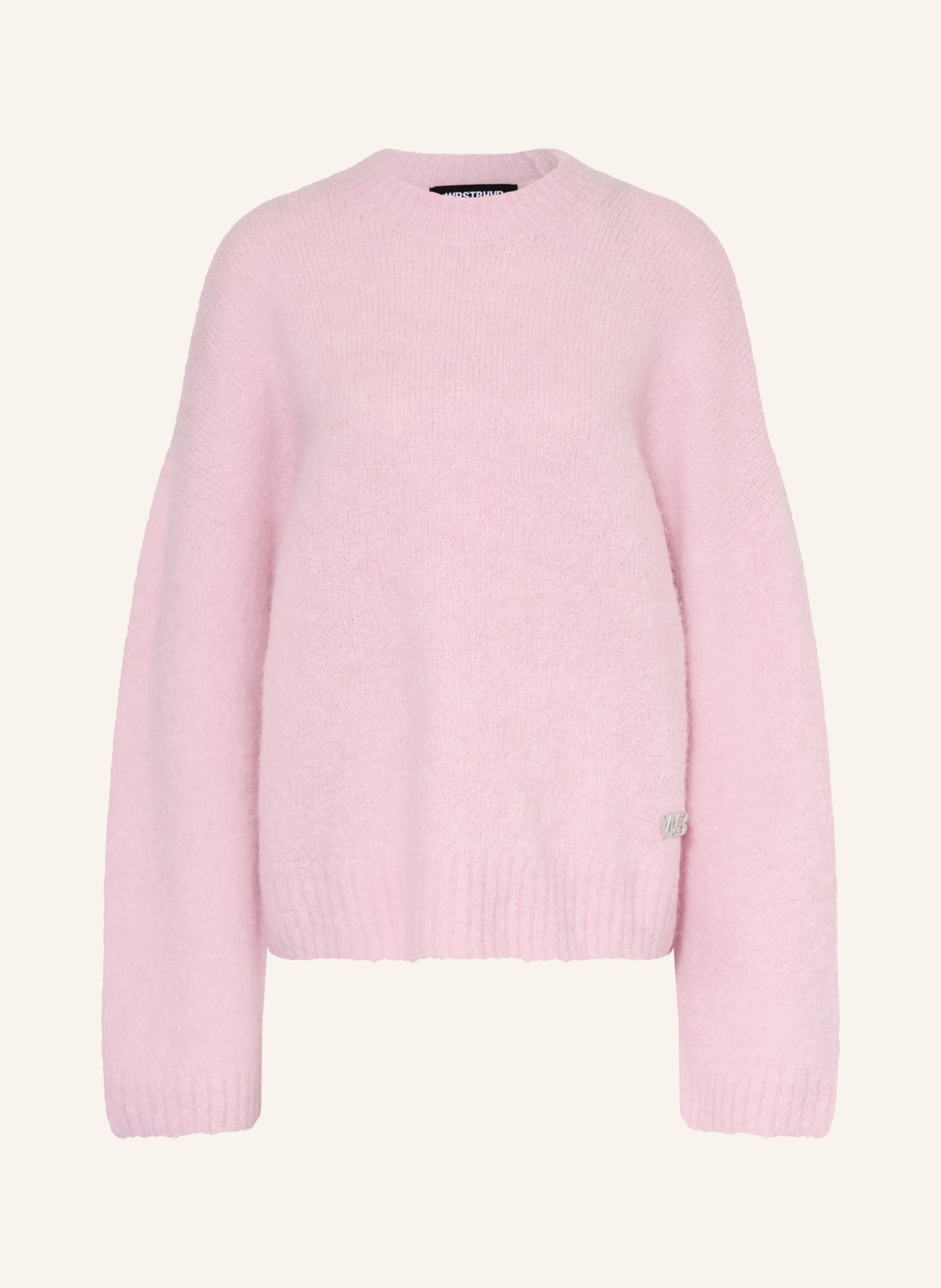 WRSTBHVR ENCI sweater with alpaca: PINK