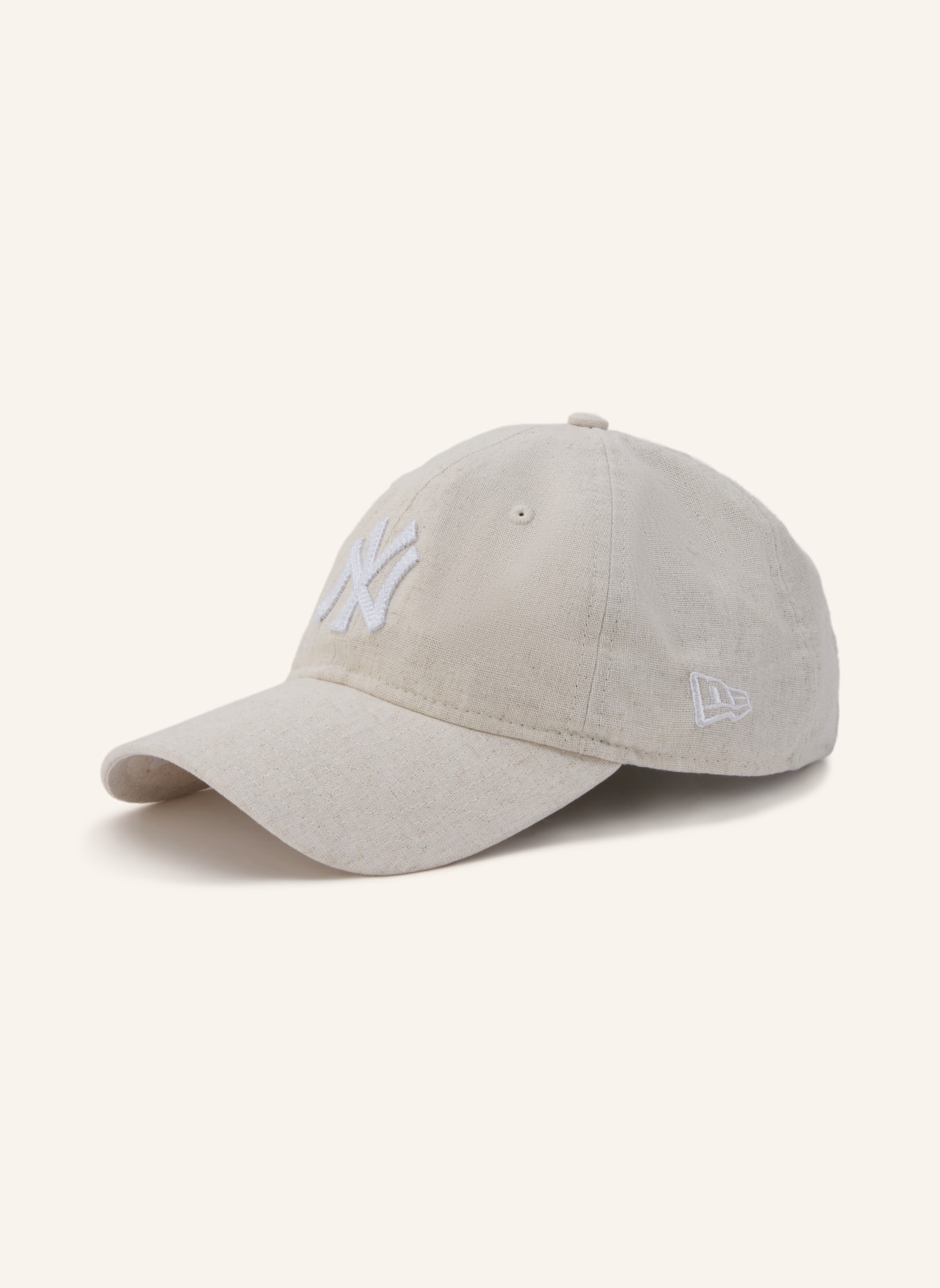 NEW ERA Cap 9TWENTY® with a drawstring: ECRU / WHITE