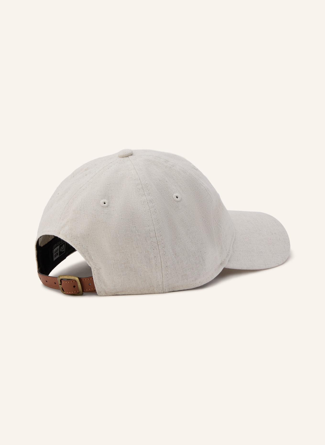 NEW ERA Cap 9TWENTY® with a drawstring: ECRU / WHITE